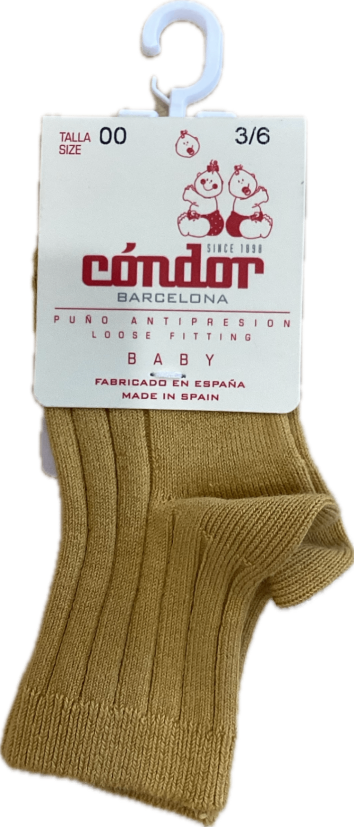 Condor Barcelona Socks, Mustard, 00