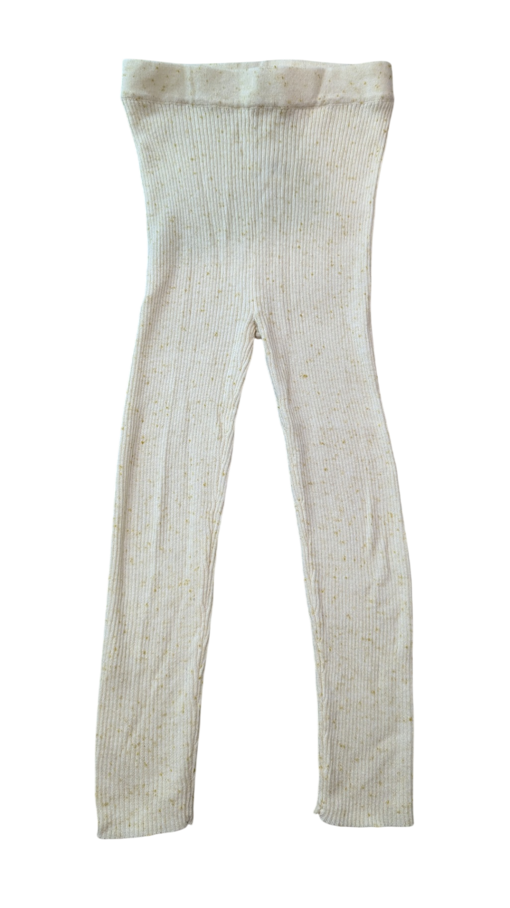 Grown Knit Leggings, Cream, 4