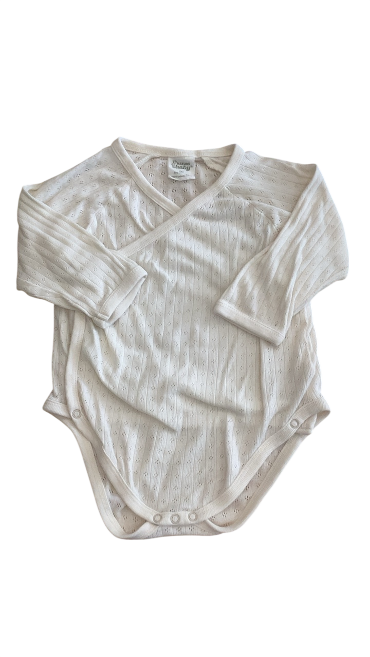 Nature's Baby Bodysuit, Cream, 00
