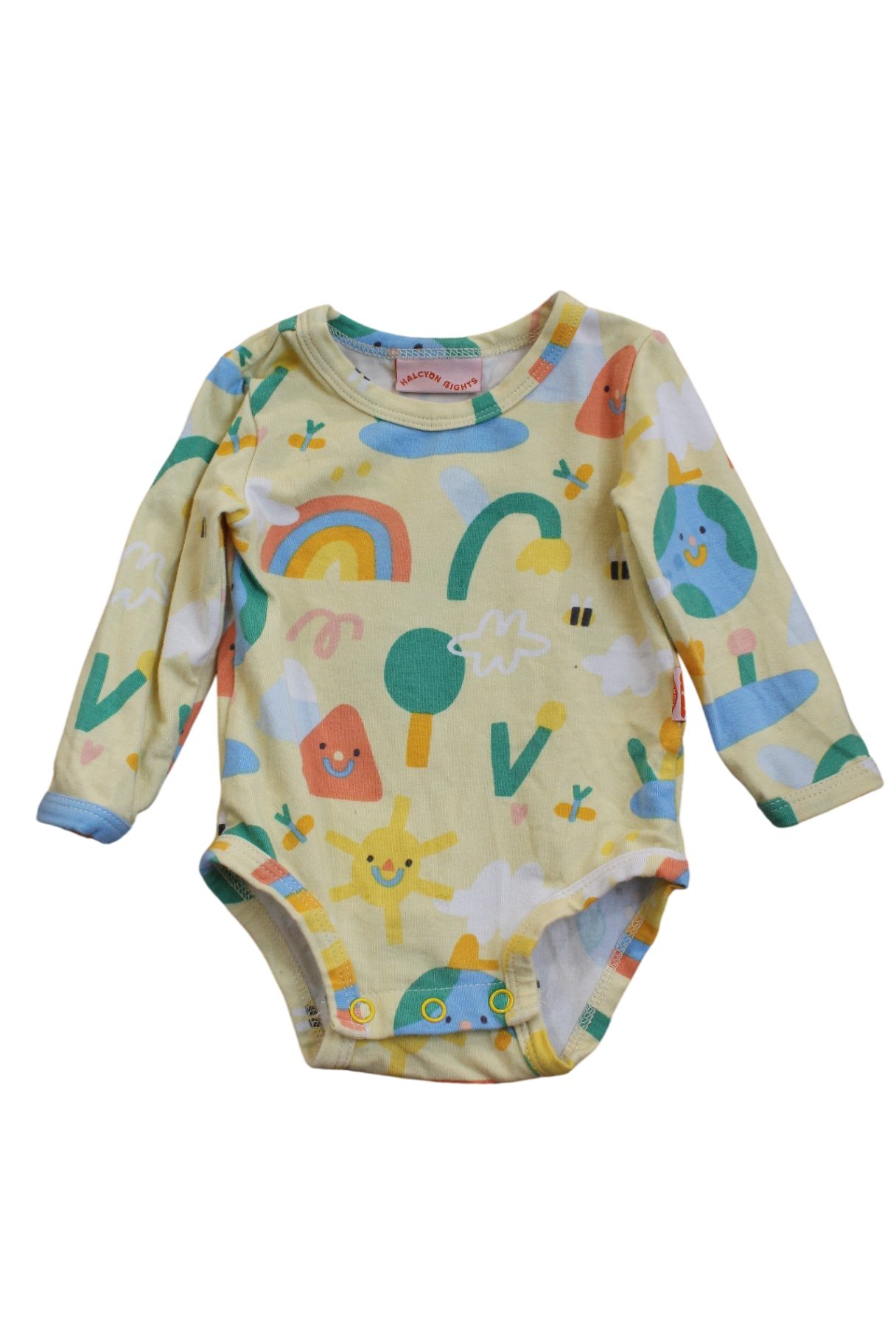 Halcyon Nights Bodysuit, Yellow, 0000
