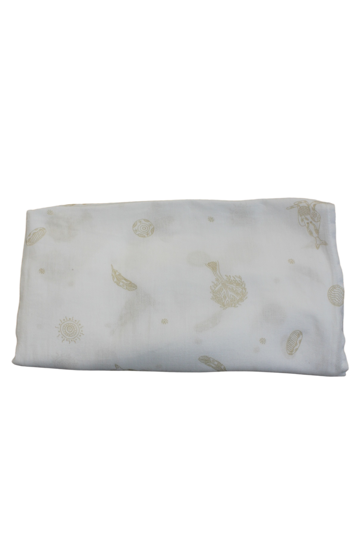 Purebaby Swaddle, White, OS