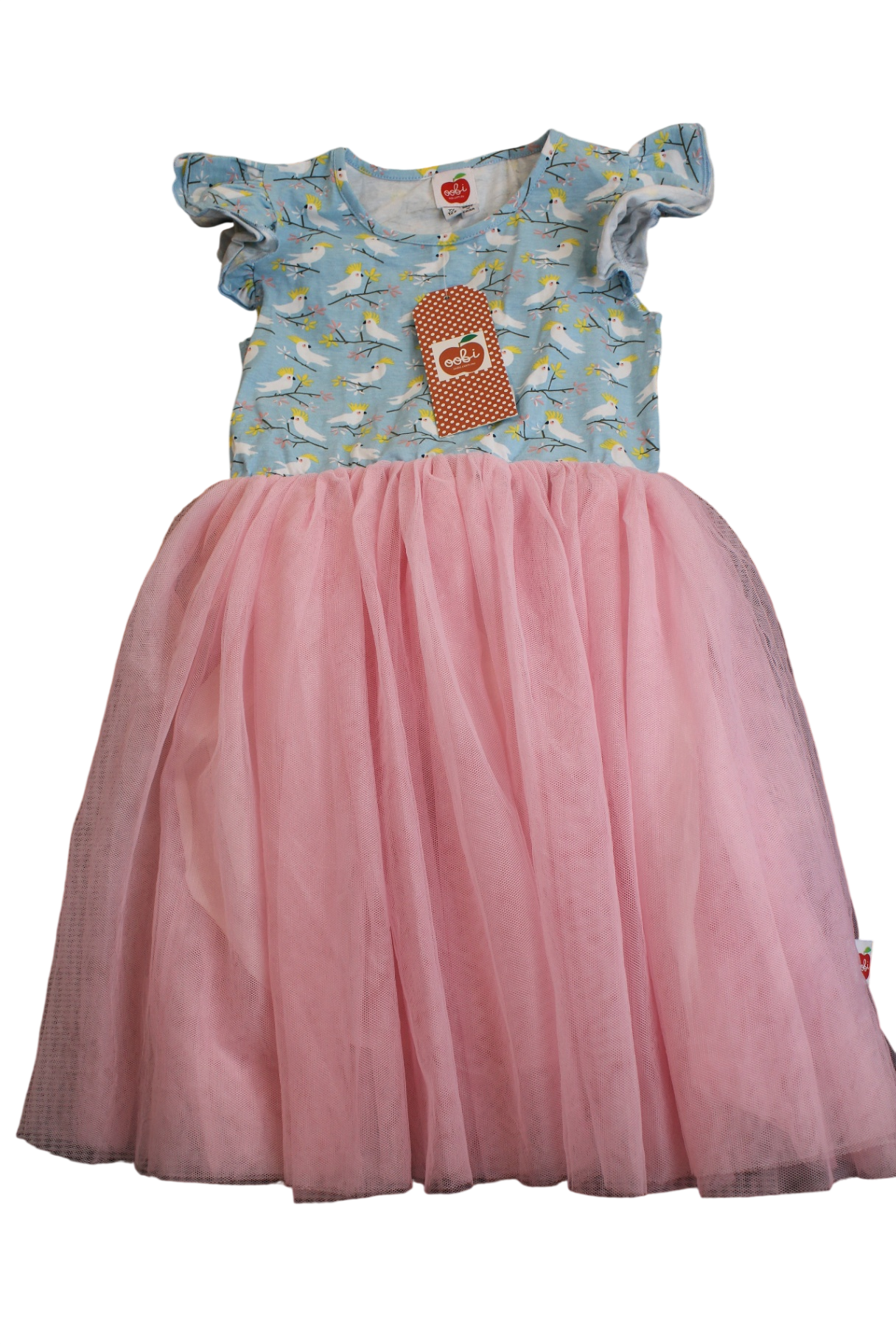 Oobi Dress, Blue and Pink, 7