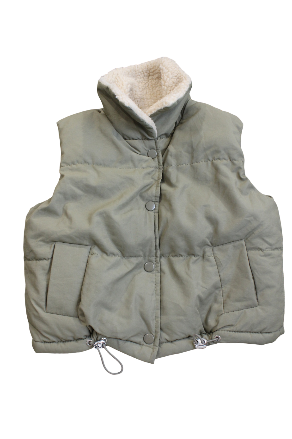 DDCAT Puffer Vest, Olive green, 4-5