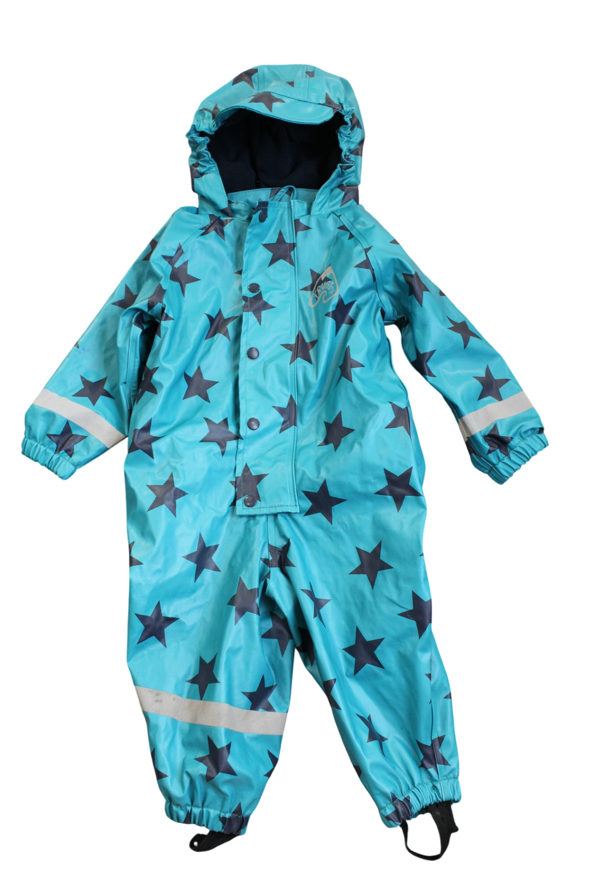 Frugi Rain Overalls, blue/stars, 0