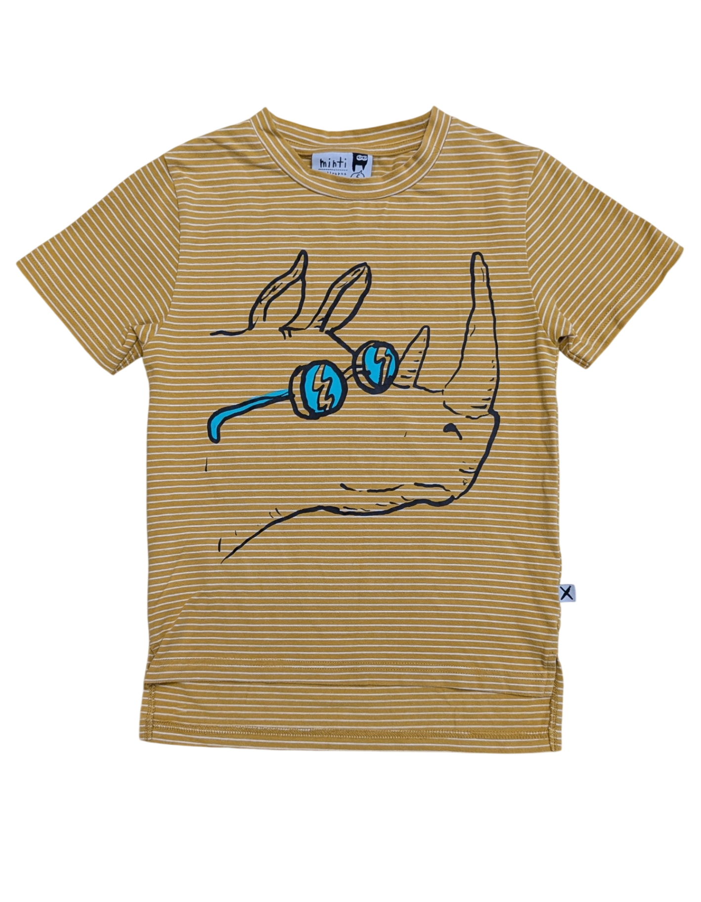 Minti T-Shirt, Yellow stripe, 5