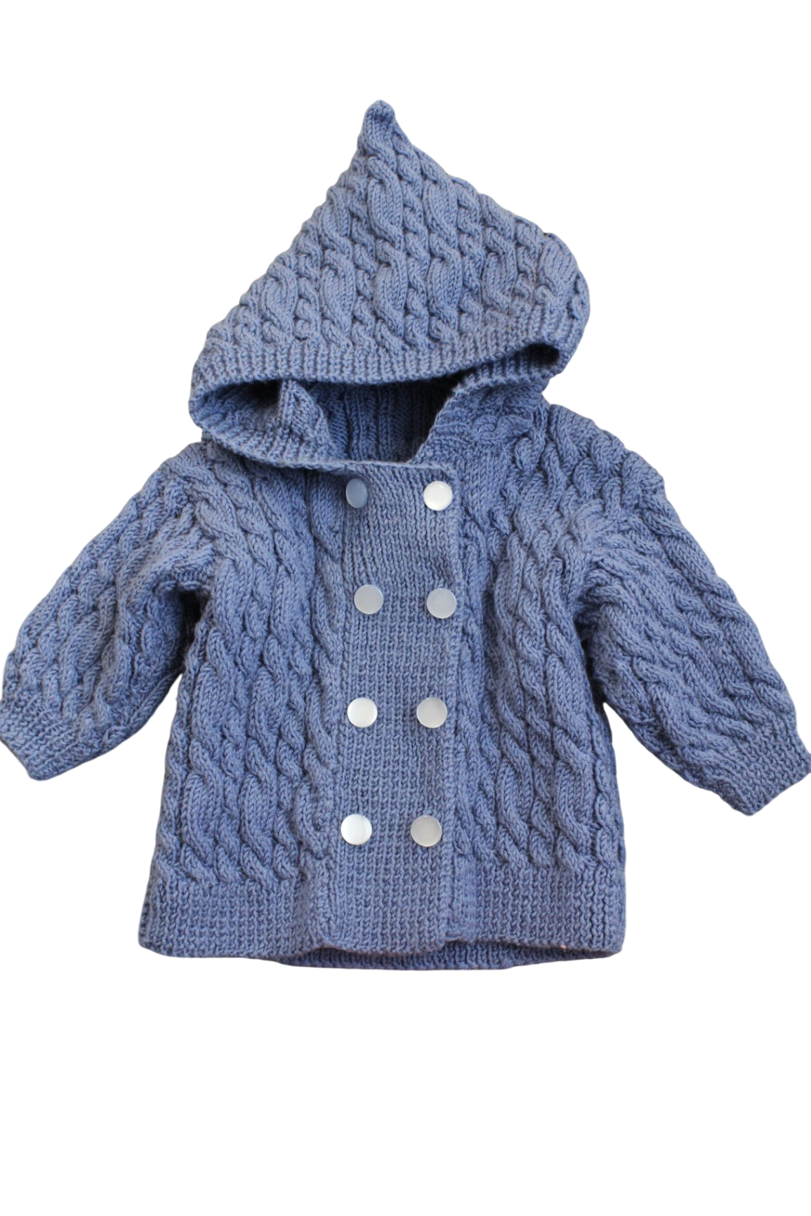 Handknit Knitwear, Blue, 000