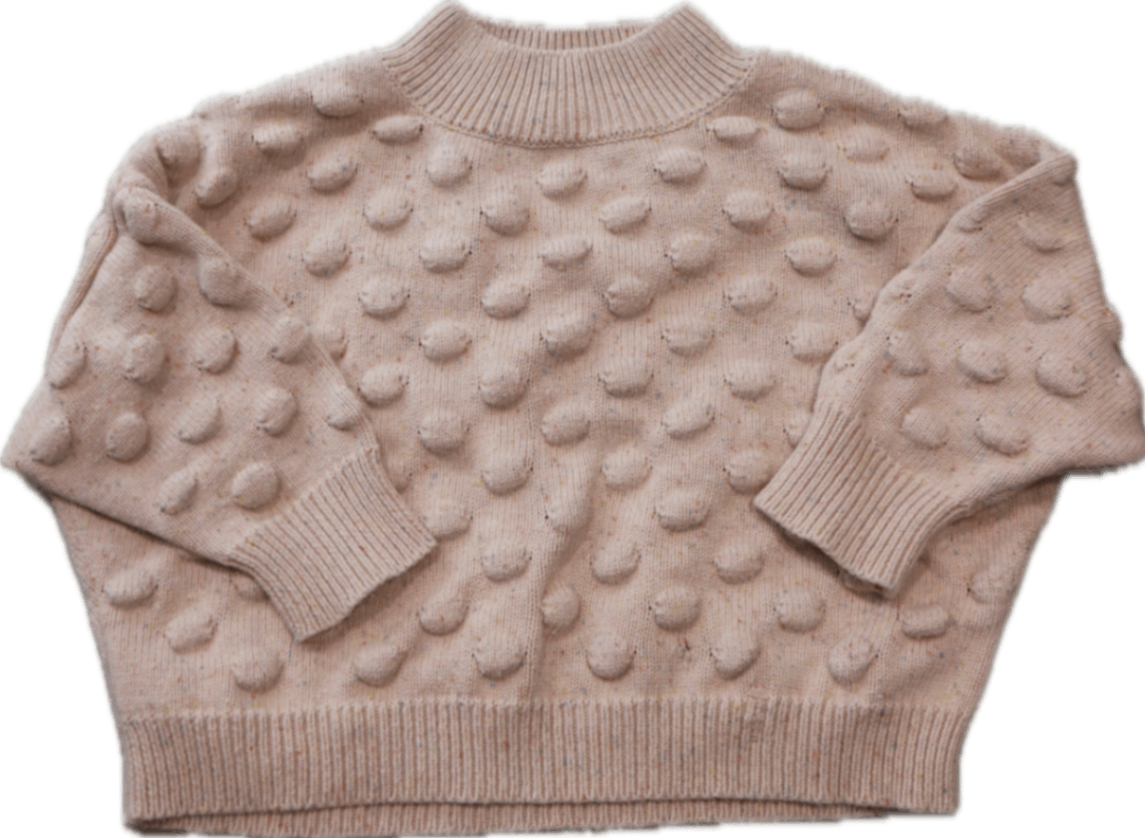 Hux Jumper, Pale pink speckle , 3