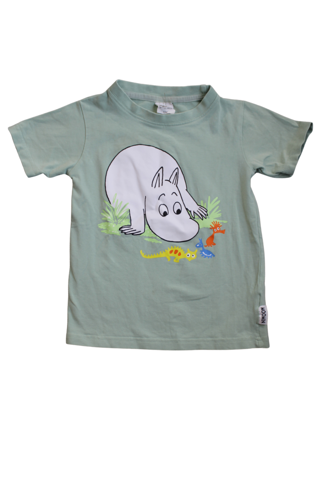 Moomin T-Shirt, Light Green, 3-4
