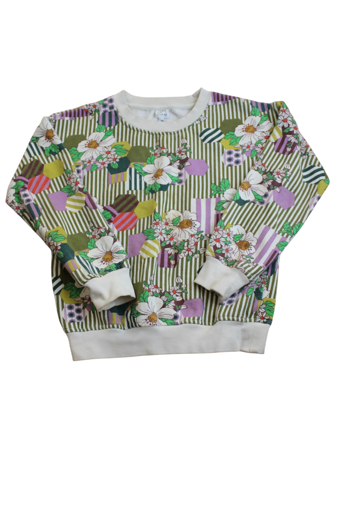 Sage & Claire Jumper, Green multicolour, 8