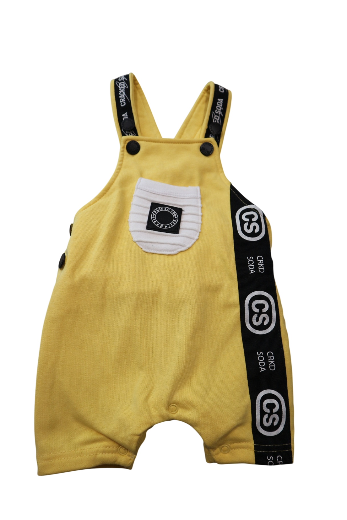 Cracked Soda Overalls, Yellow, 00