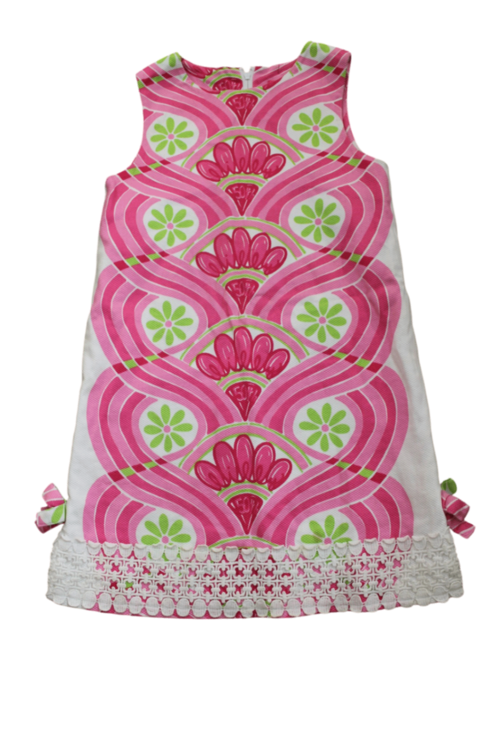 Lilly Pulitzer Dress, Pink, White, Green, 7