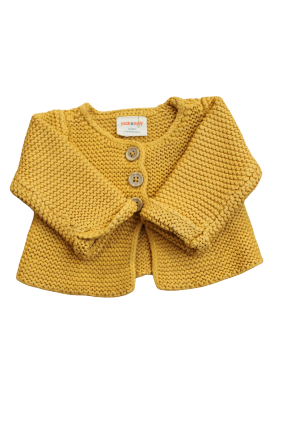 Jack & Milly Cardigan, Mustard yellow, 0000