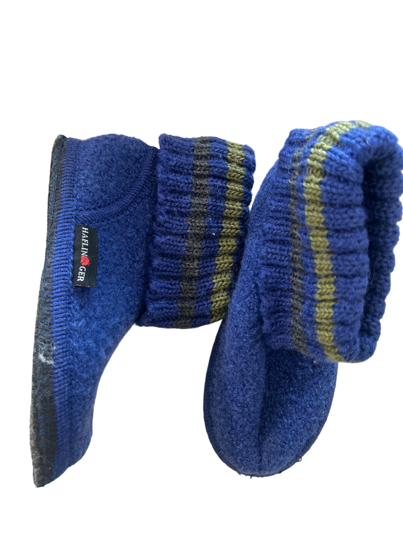 Haflinger Slipper, Blue, 30