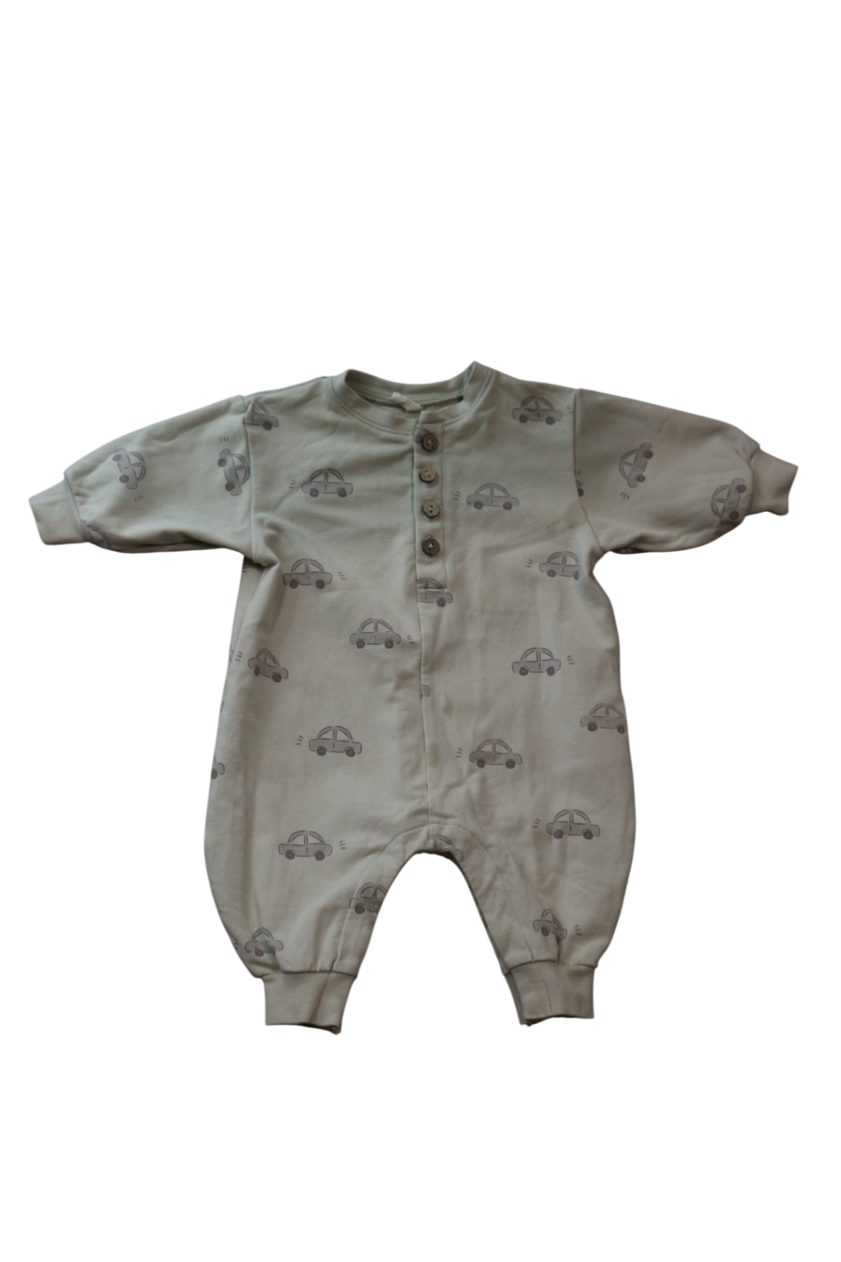 Quincy Mae Jumpsuit, Grey-green, 0-3m