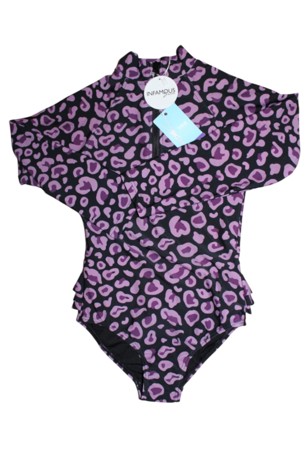 Infamous Sunsuit, Black and purple, 10