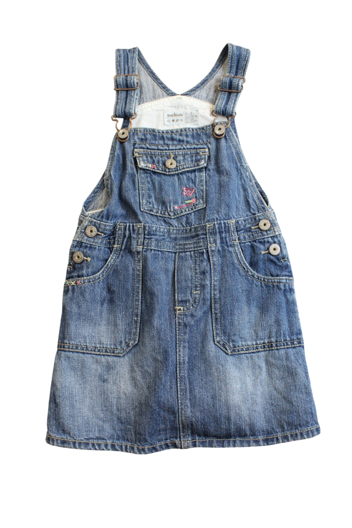 OshKosh Pinafore, Blue, 4