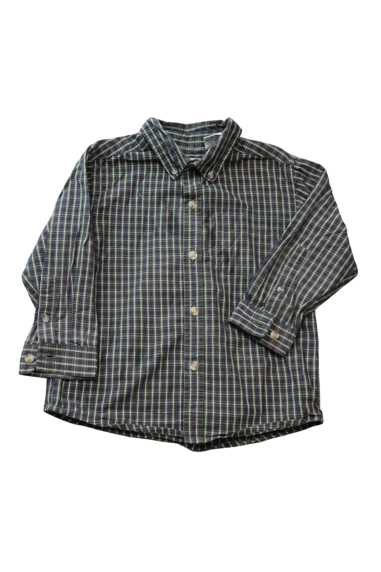 Green Dog Shirt, Green Plaid, 4
