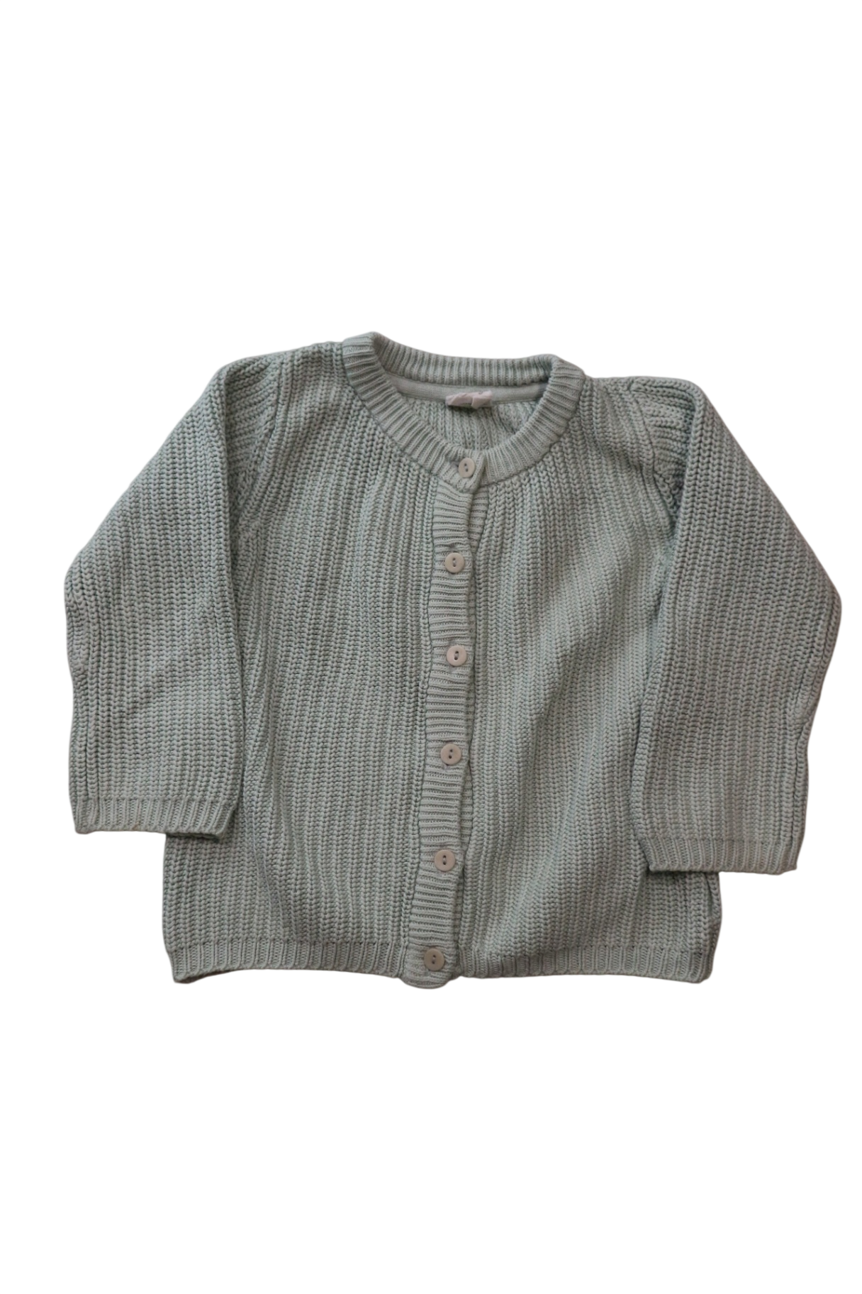 Nature Baby Cardigan, Light Green, 2