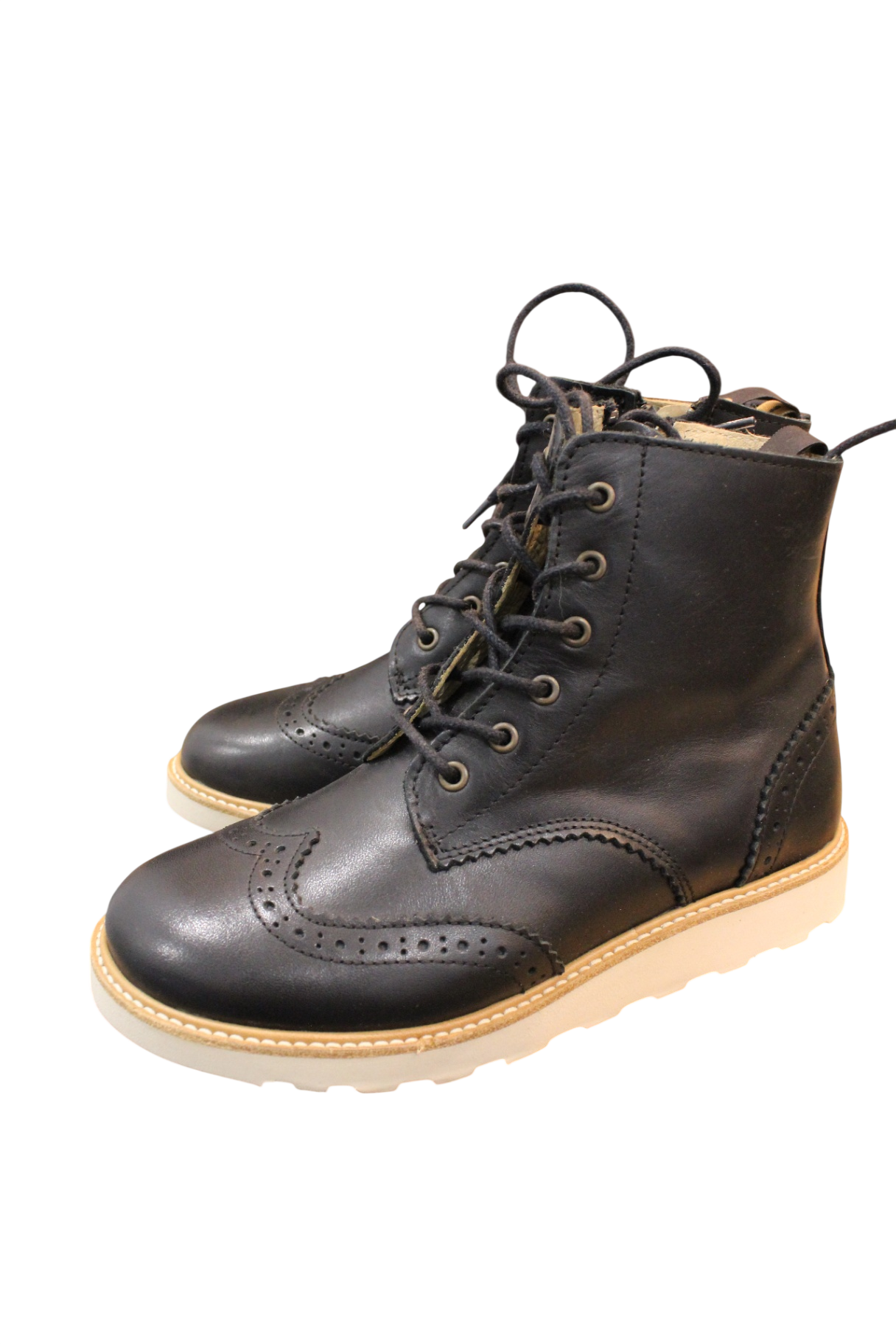 Young Soles Boots, Black, US 2/EUR 33