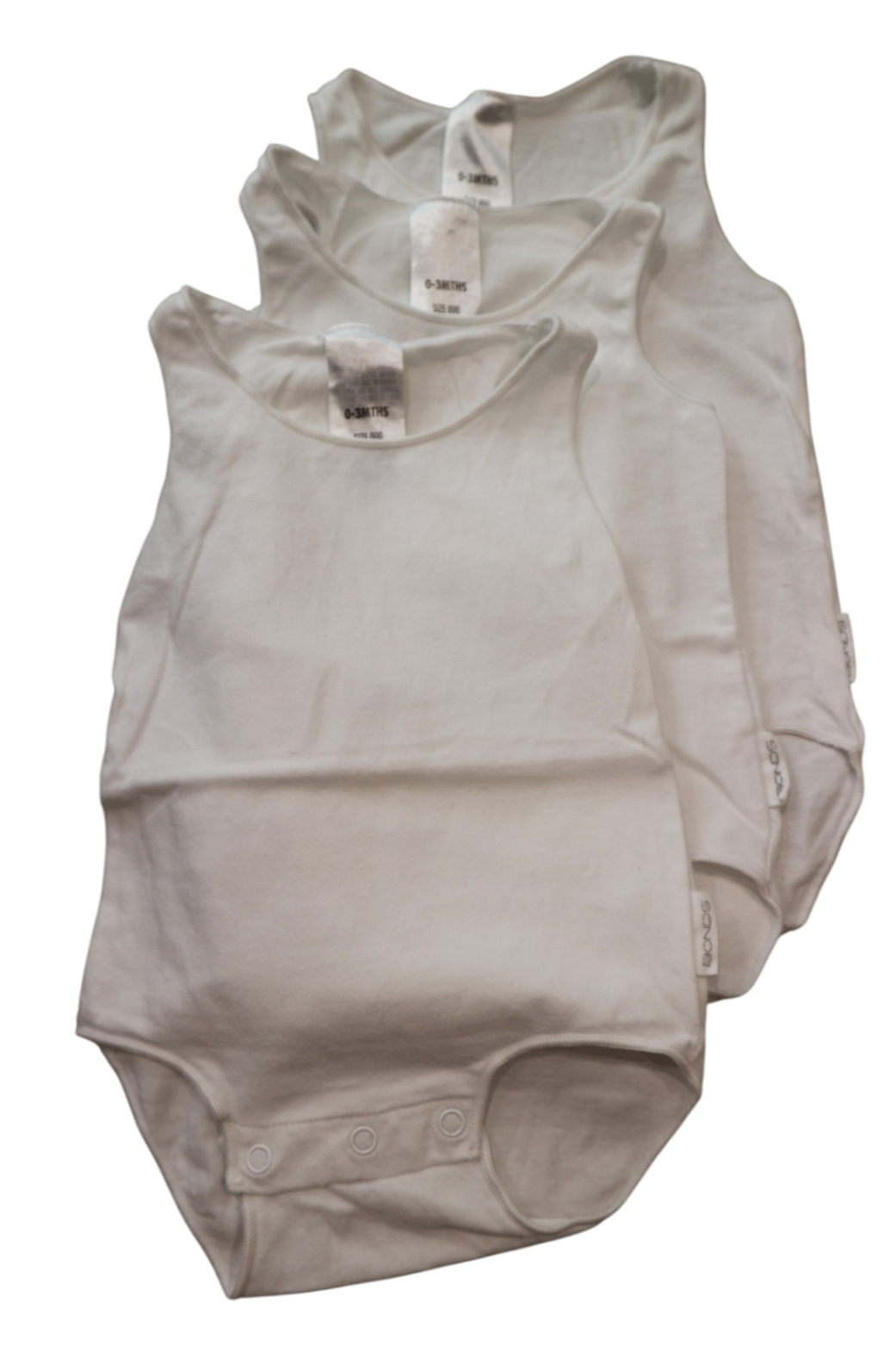Bonds Bodysuit 5 Pack, White, 000