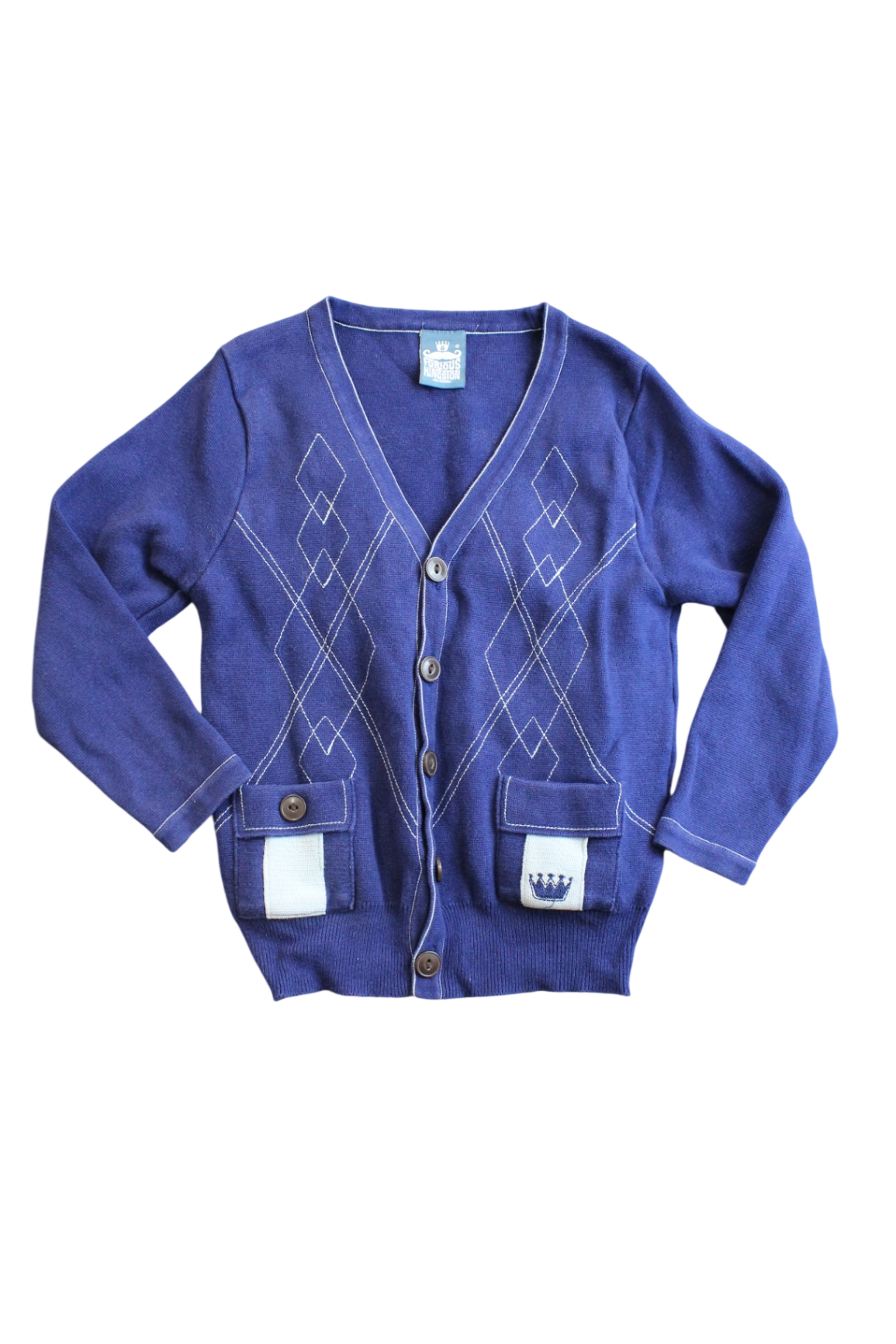 Furious Kingston Cardigan, Blue, 6