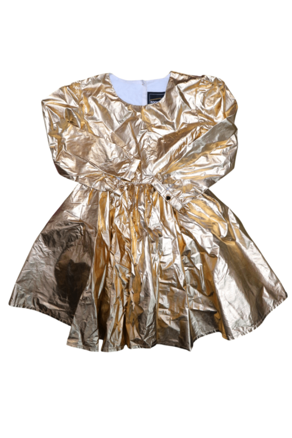 Rock Your Kid Dress, Gold, 6