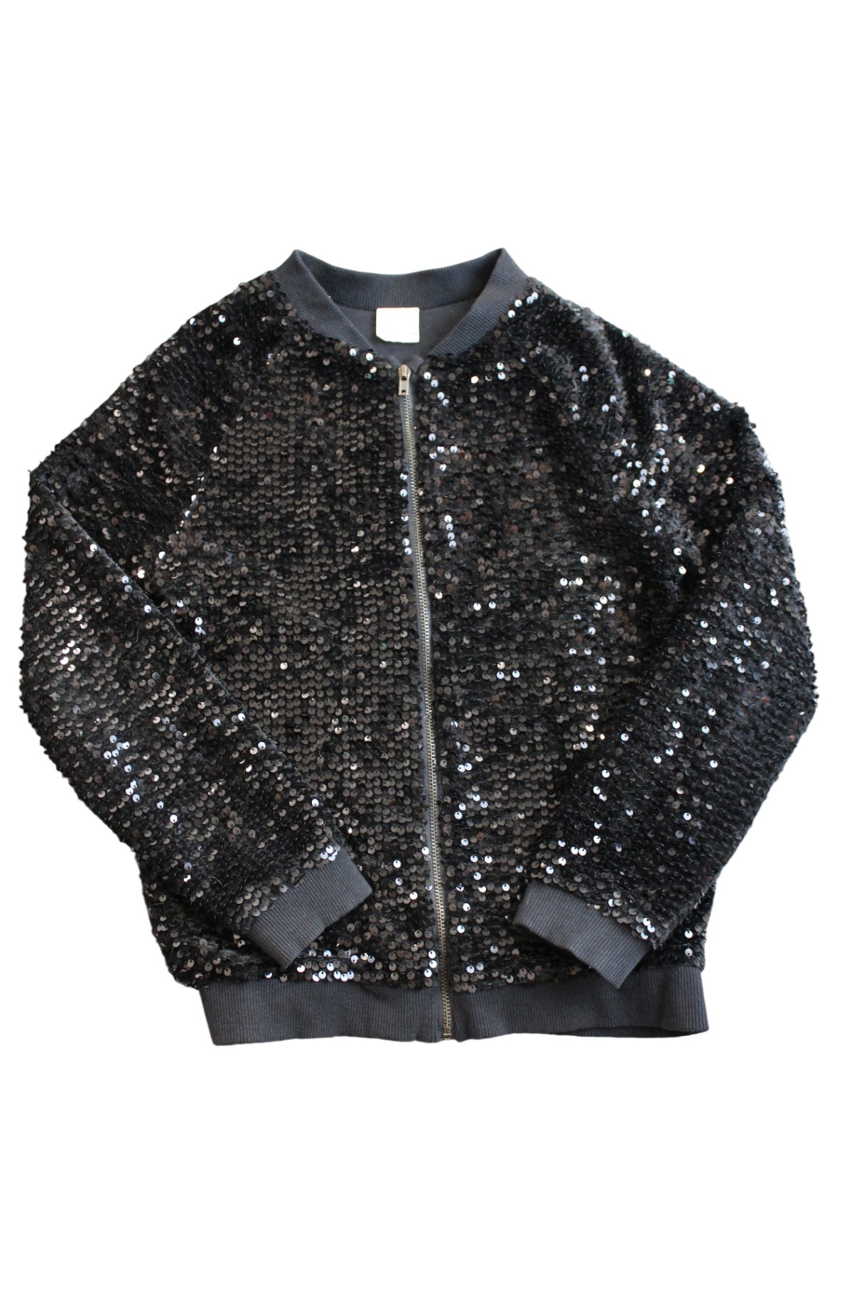 Zara Jacket, Black sequins, 9