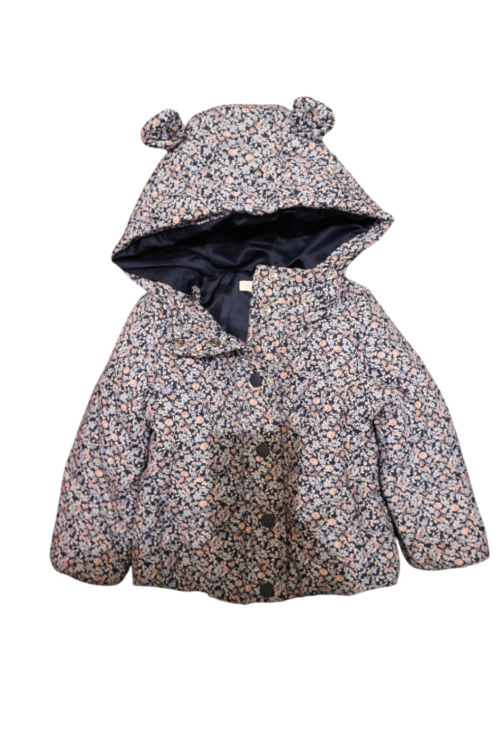 David Jones Jacket, Navy, Pink and Cream, 2