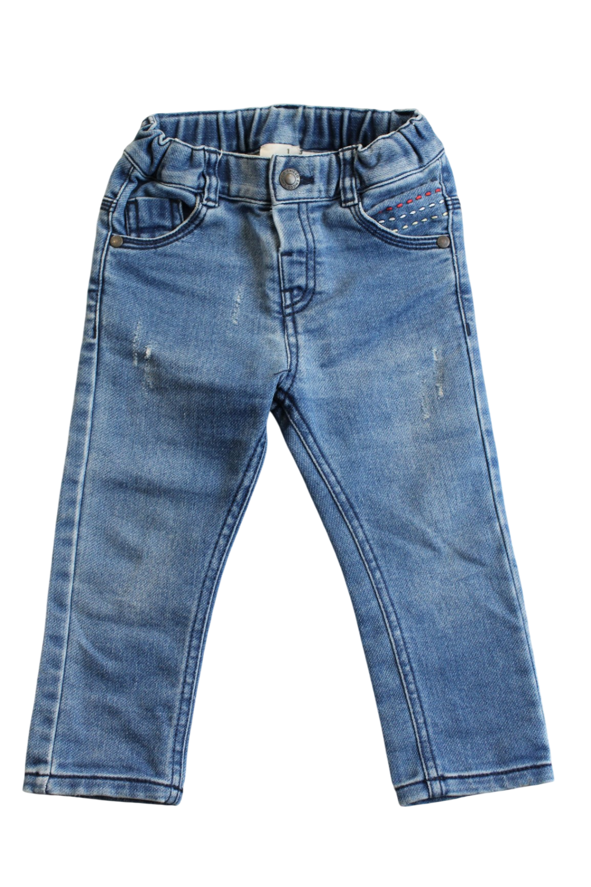 Chicco Pants, blue denim, 0