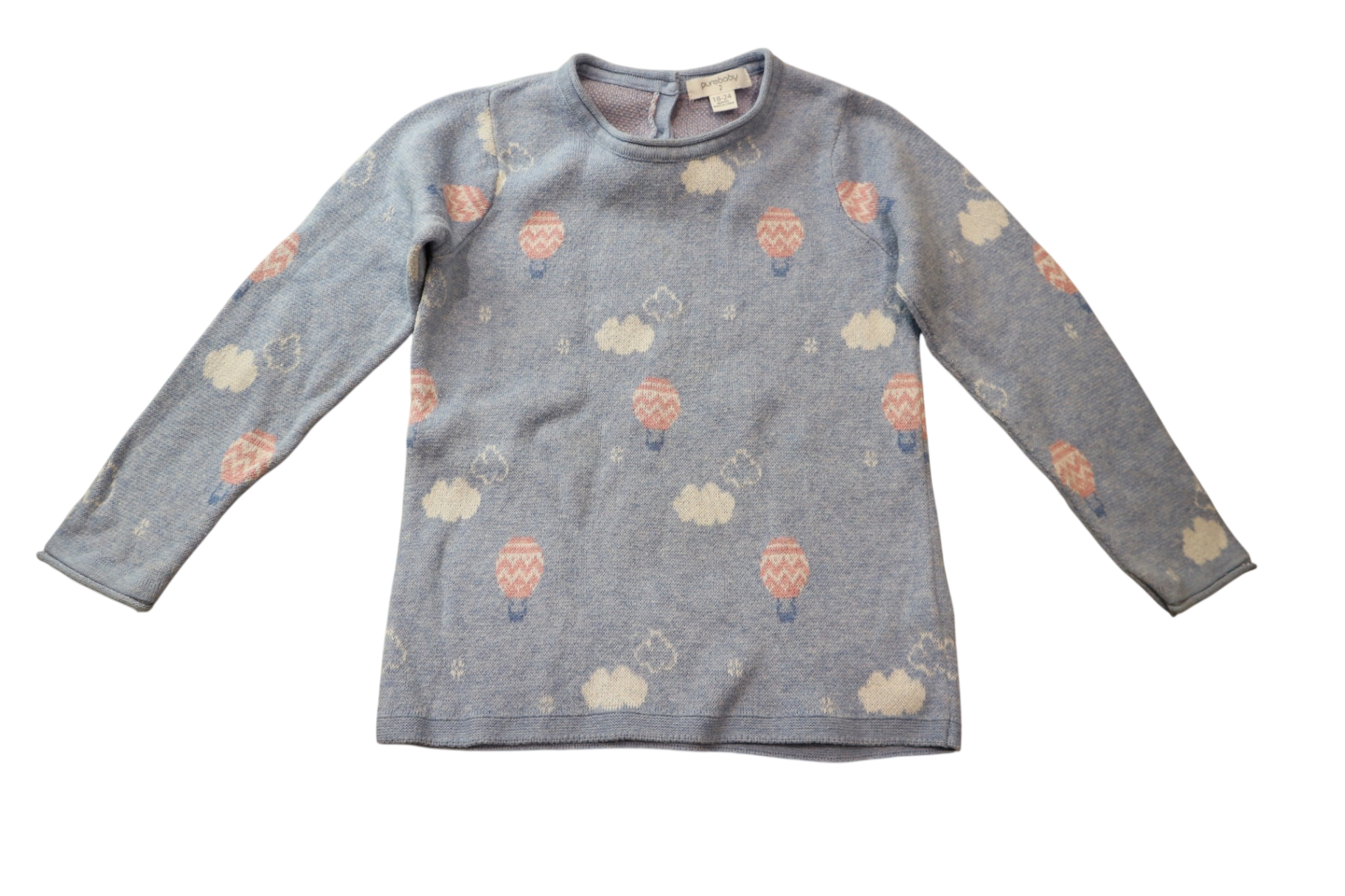 Purebaby Jumper, Blue, 2