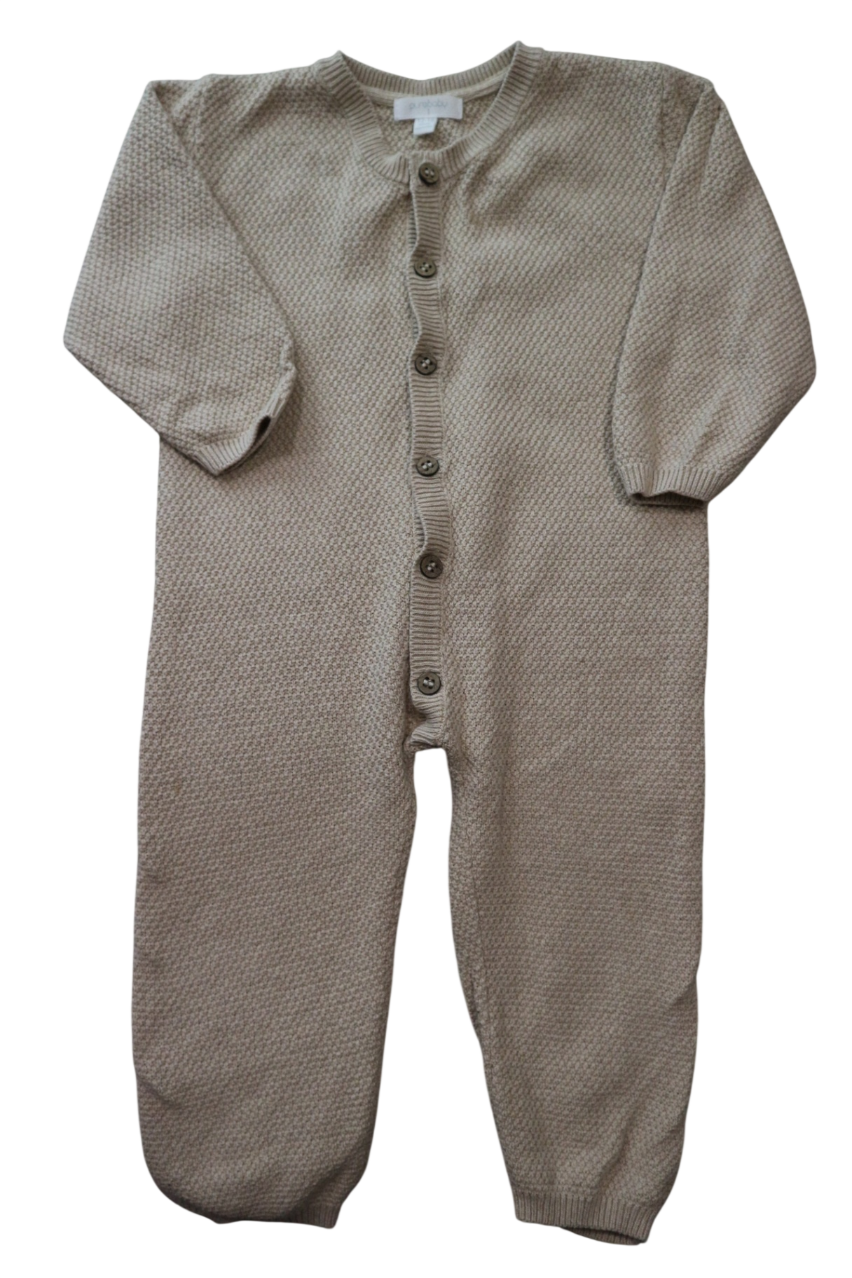 Purebaby Jumpsuit, Beige, 1
