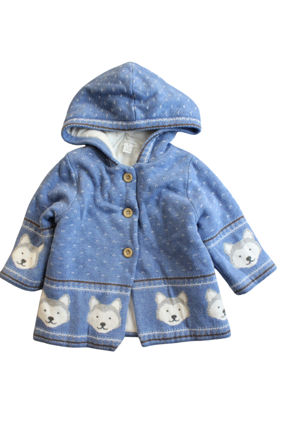 Purebaby Jacket, Blue, 0