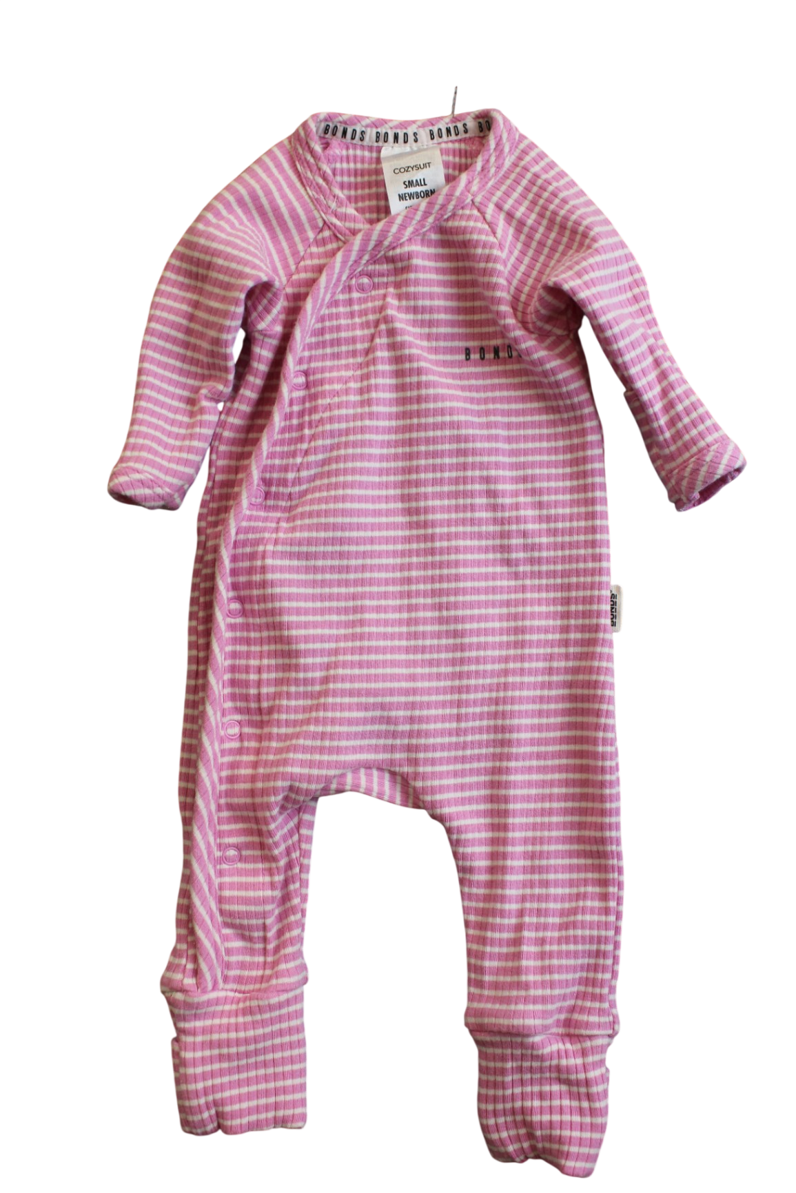 Bonds Jumpsuit, Pink and white, 00000