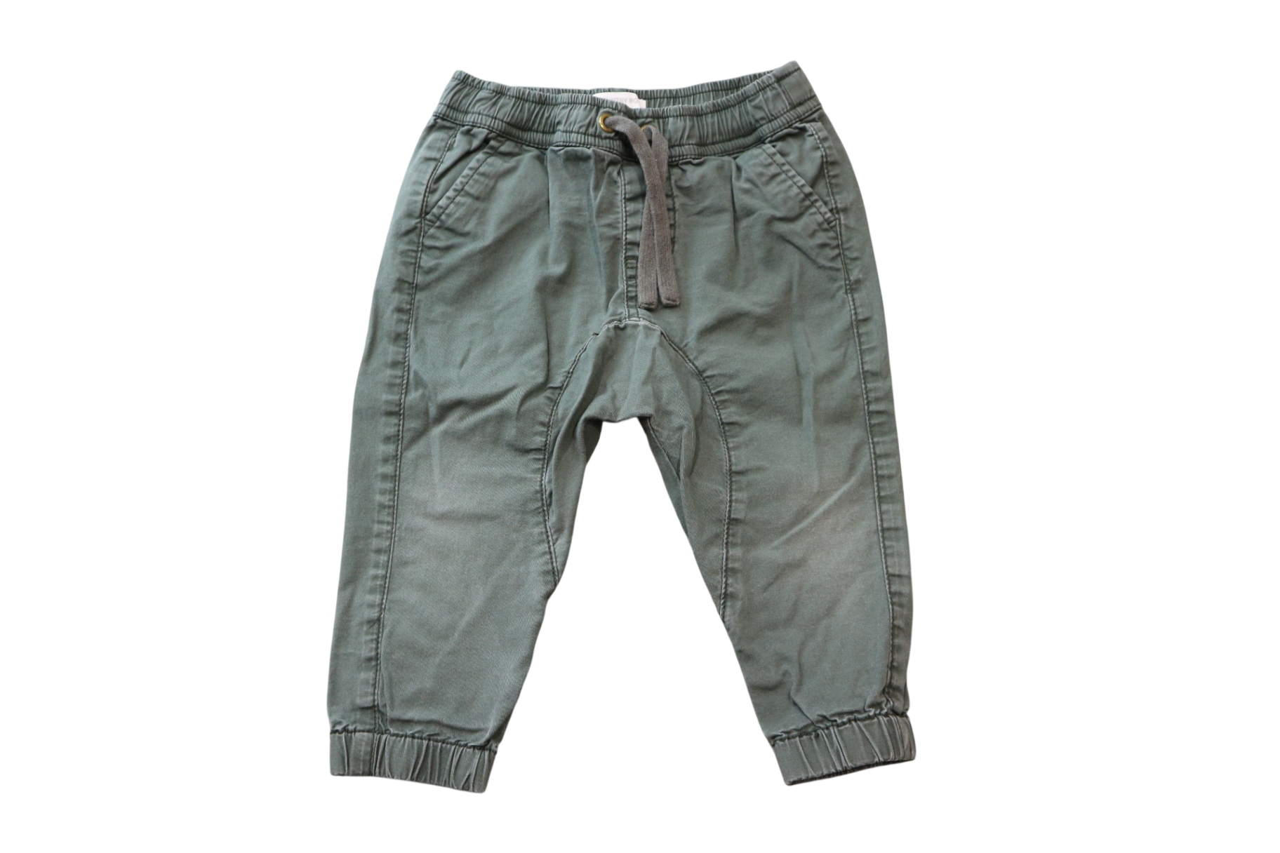 Country Road Pants, Olive green, 12-18m