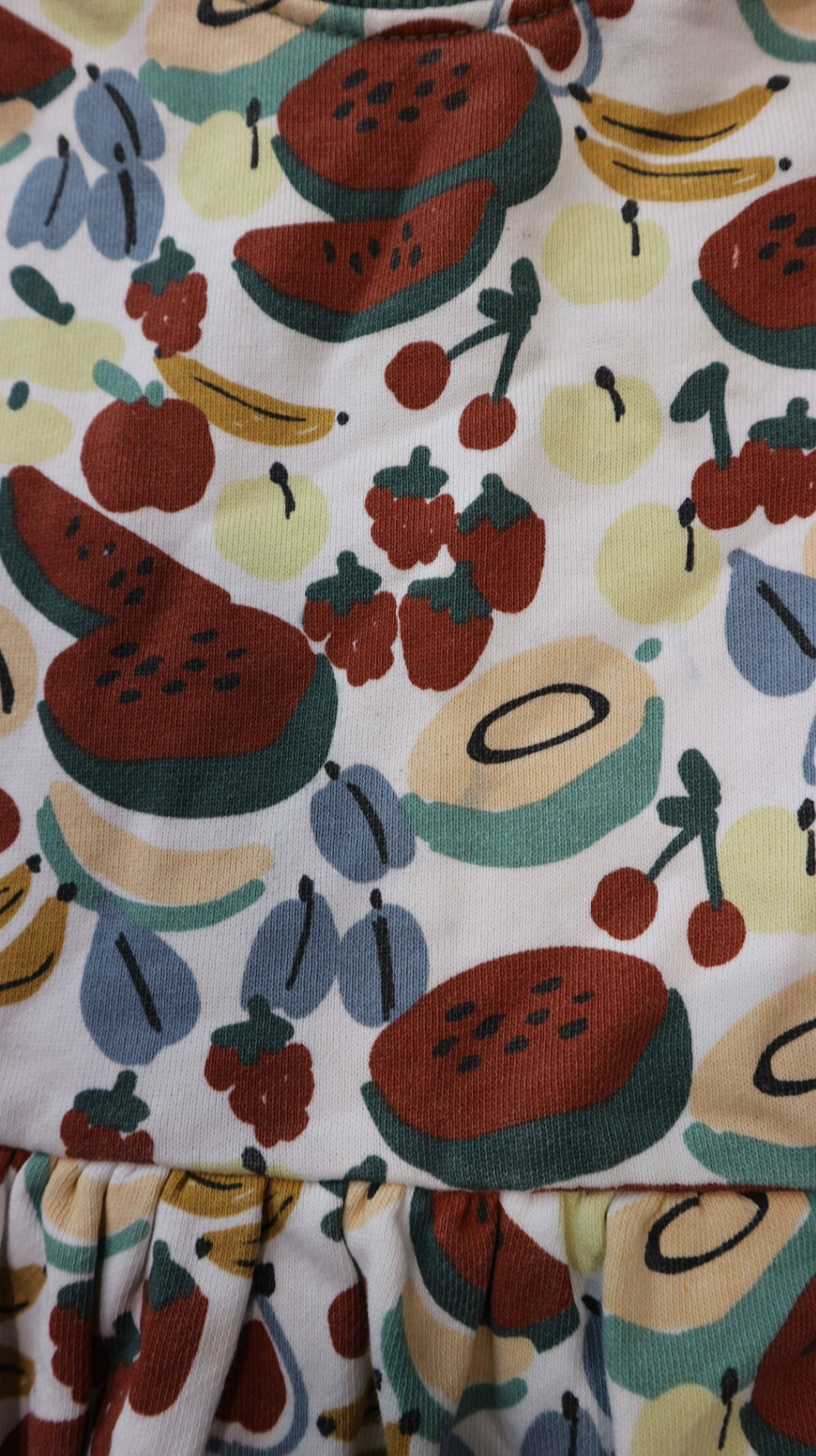 *Goldie & Ace Dress, Fruit print/White/Green, 2