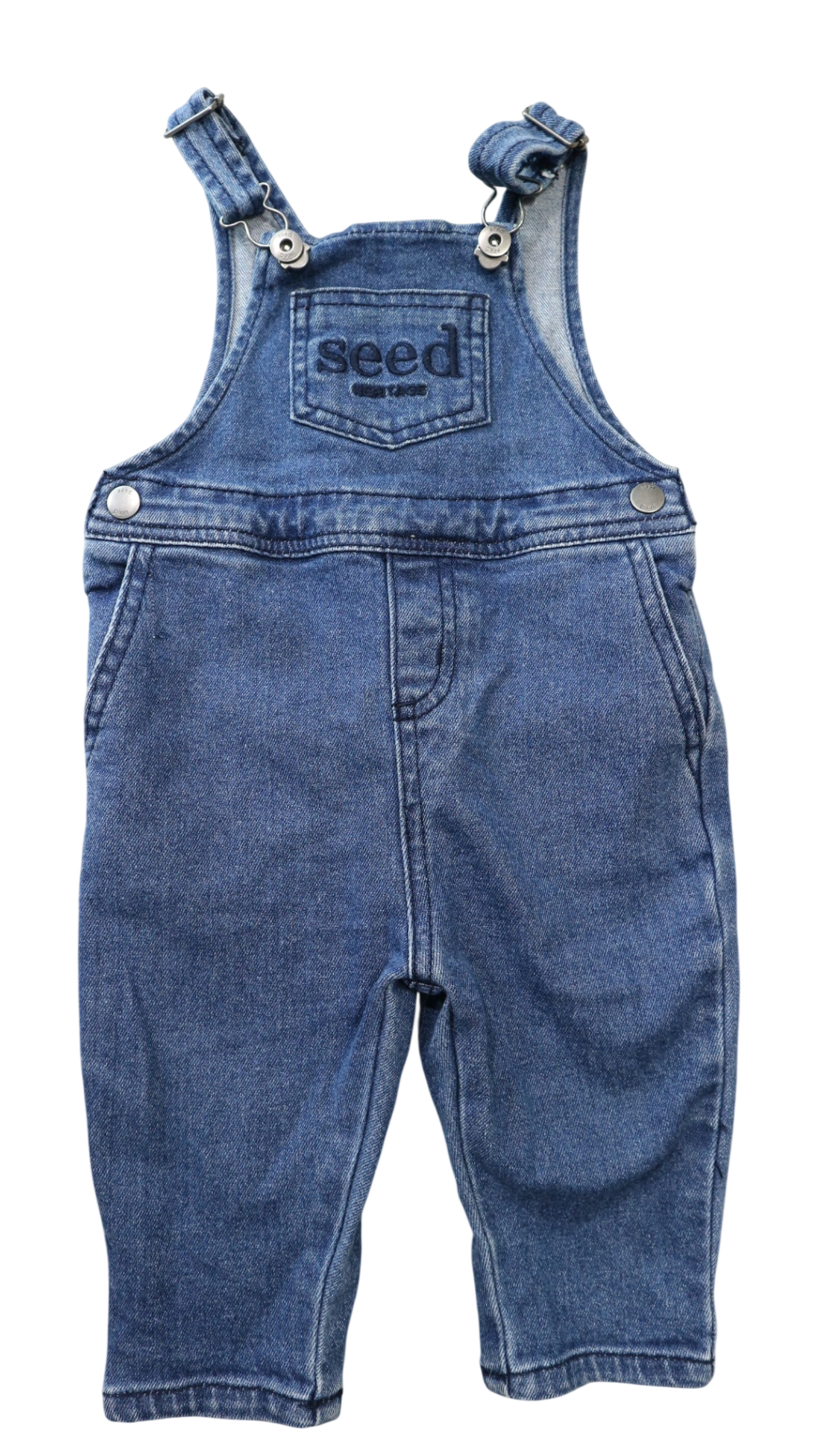 Seed Overalls, Blue denim, 0