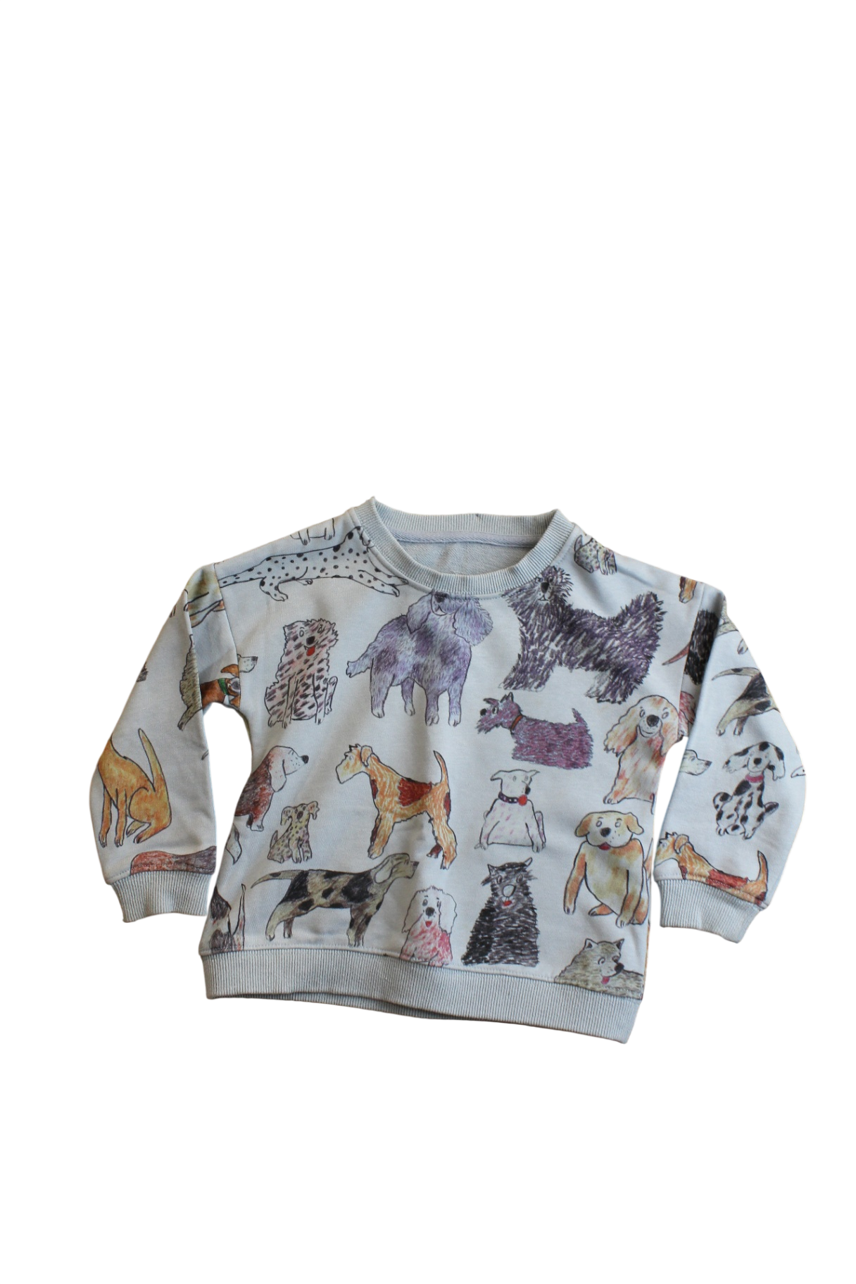 Dougal Jumper, blue, dogs, 2