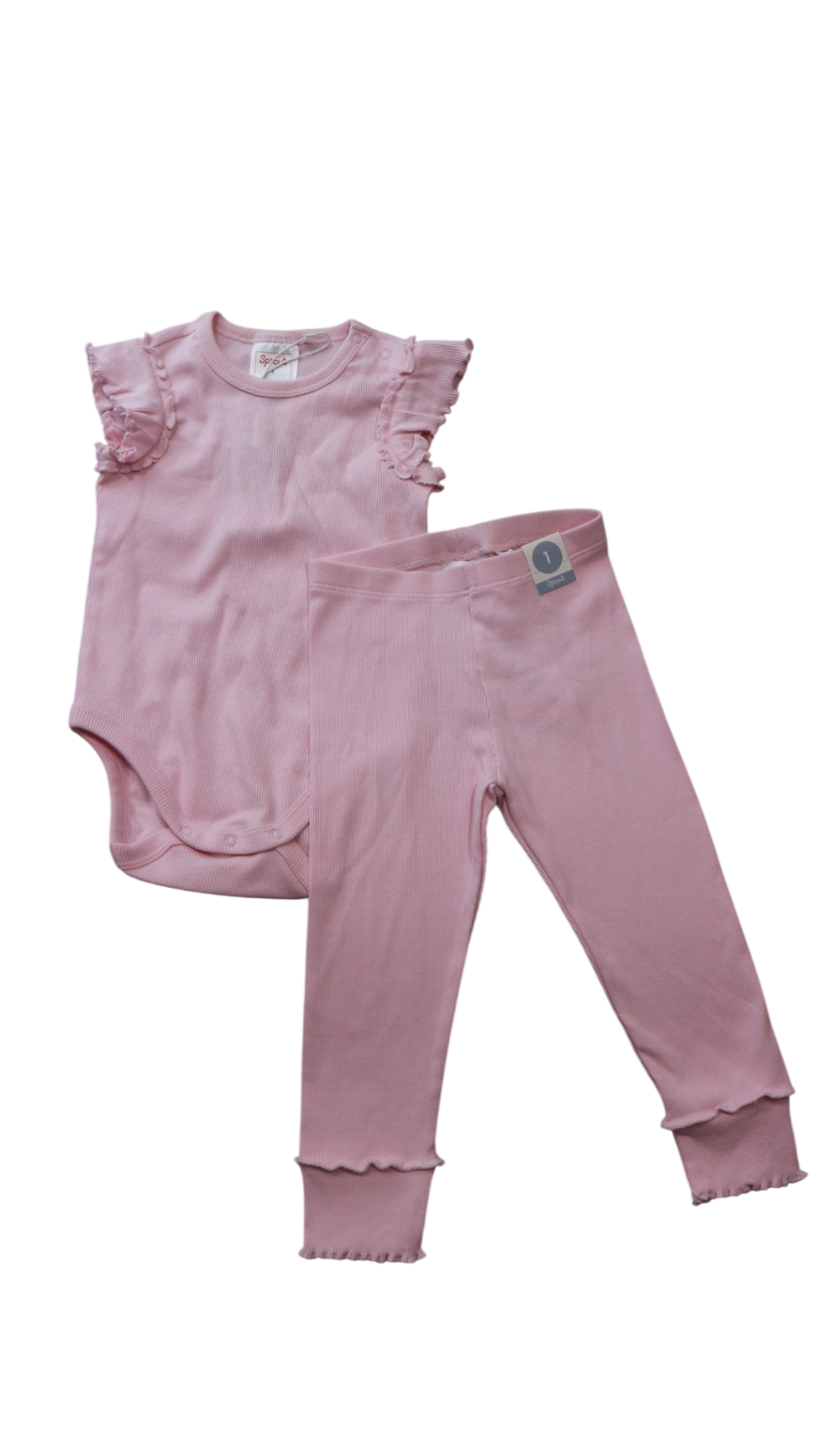 Sprout 2 Piece Set, Pink, 1
