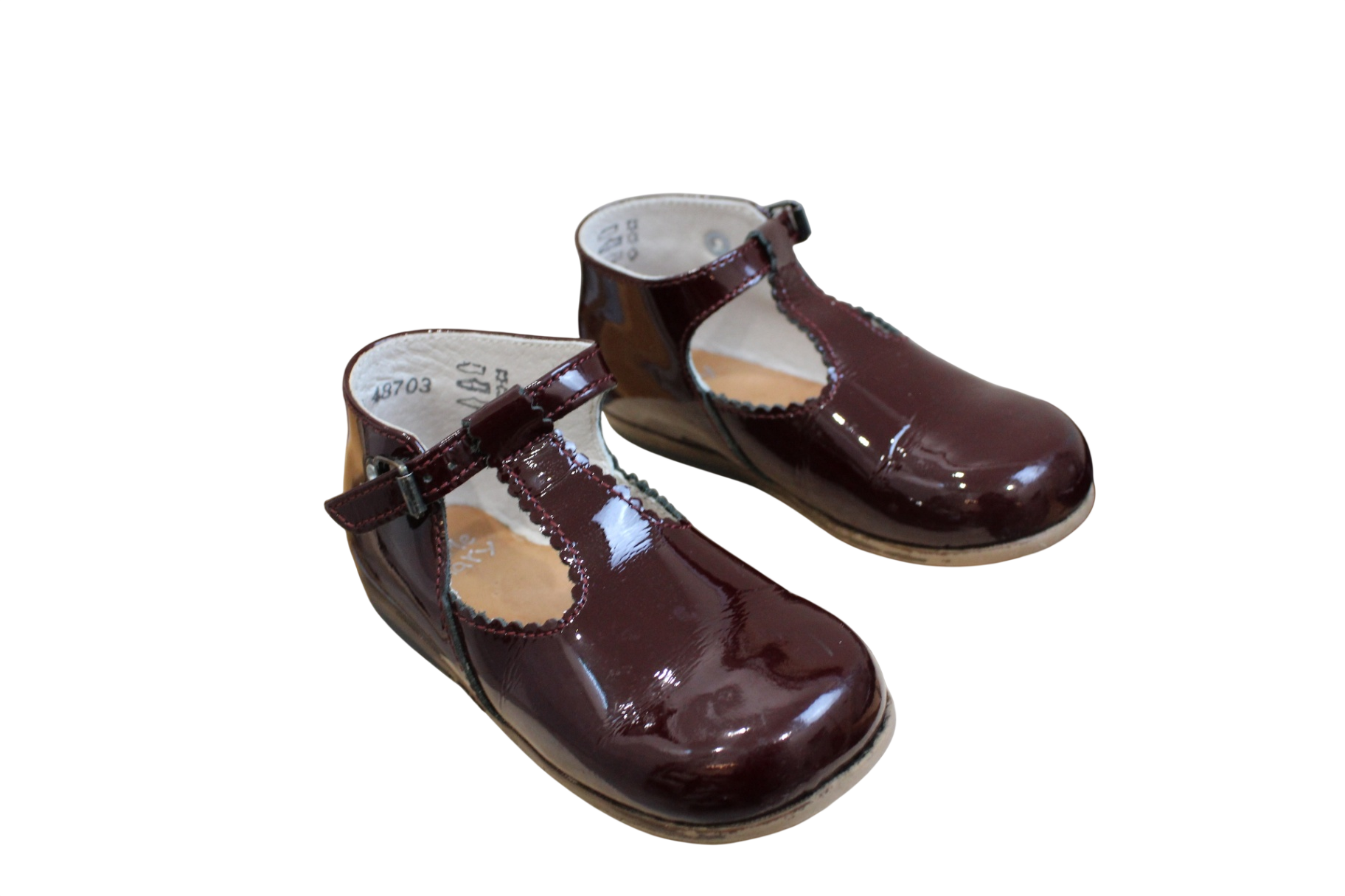 Little Mary Shoes, Burgundy, 24
