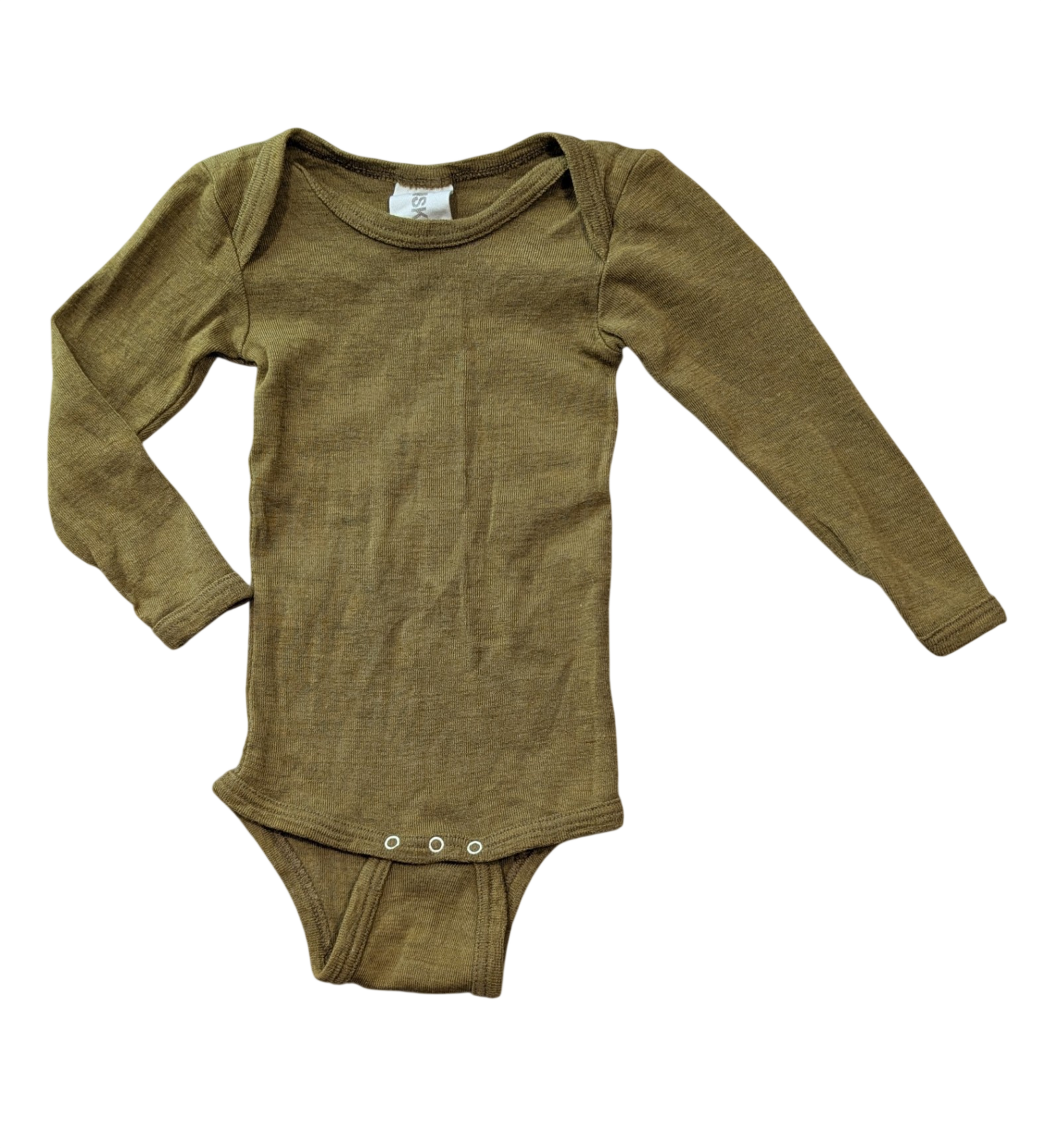 Siskin by Engel Long-sleeve Bodysuit, Ochre, 0