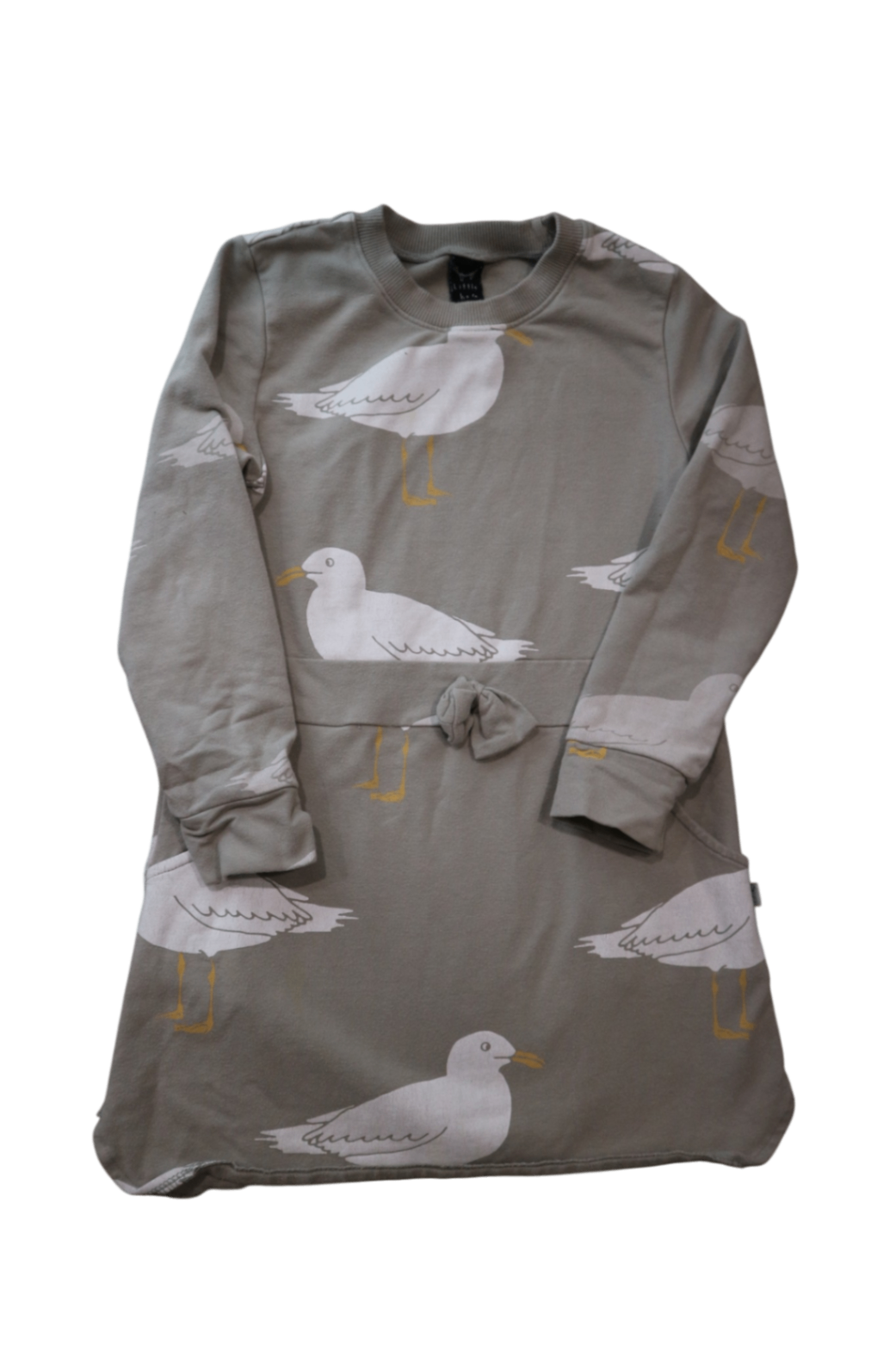 Little Horn Dress, Grey Multi, 6