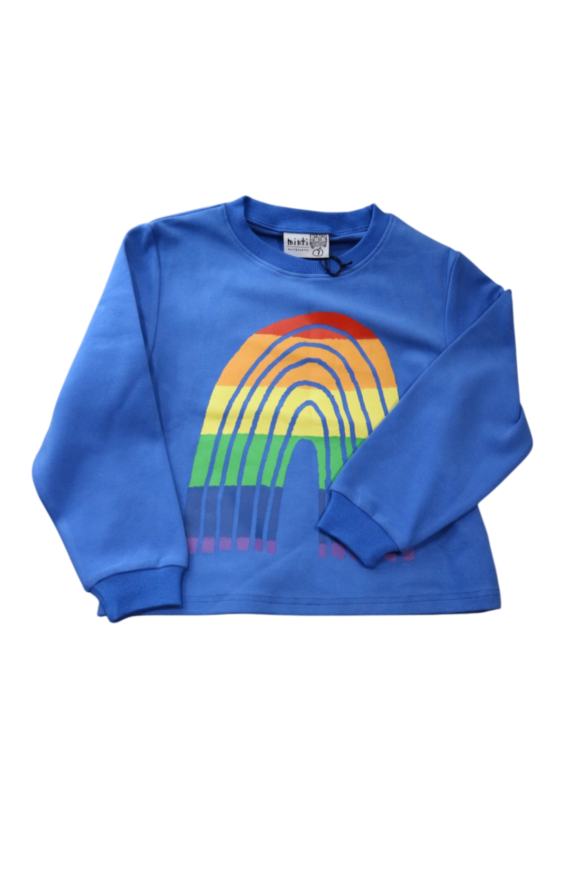 Minti Jumper, Blue Rainbow, 7