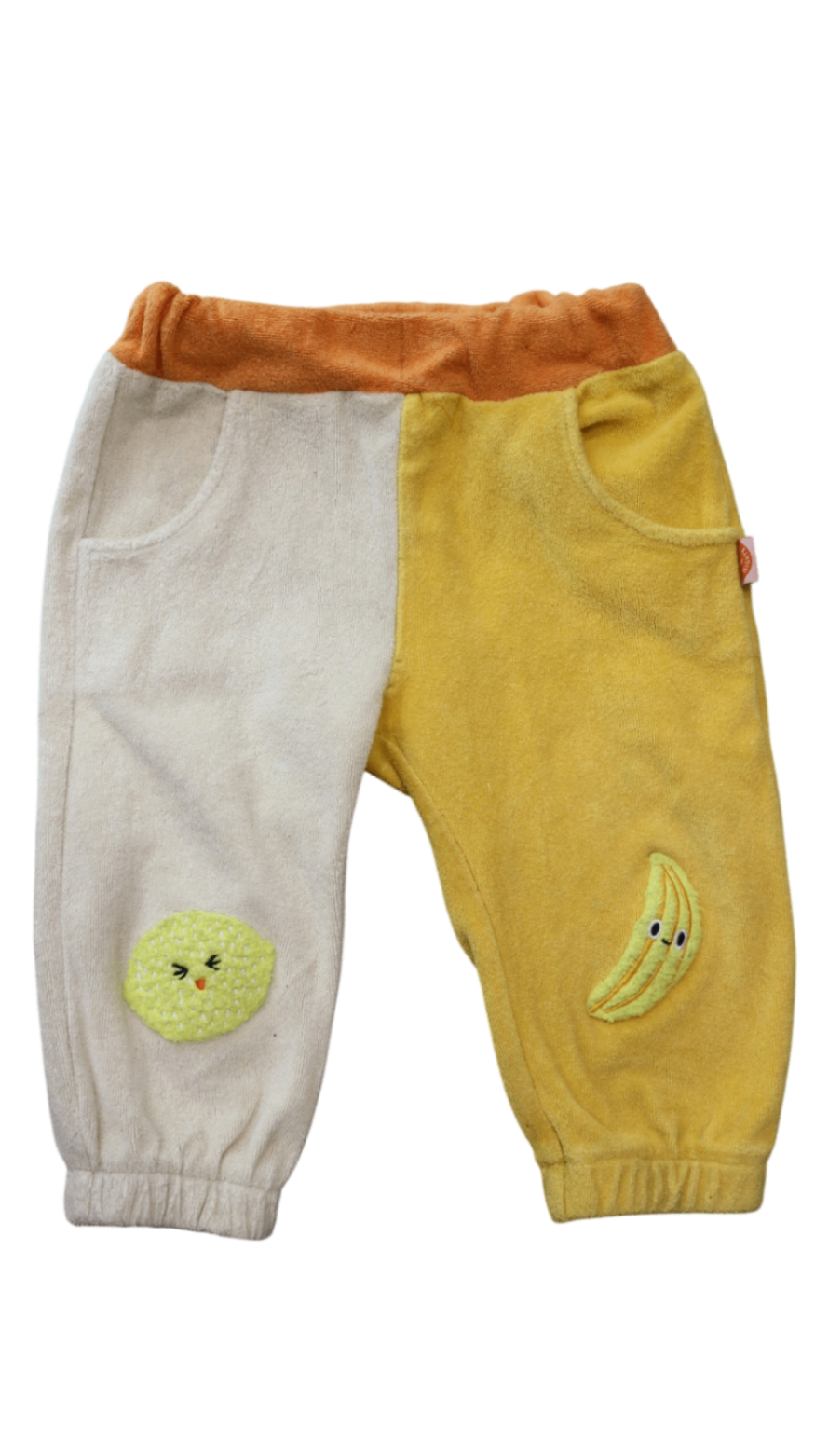 Halcyon Nights Pants, Cream, Yellow, Orange, 1