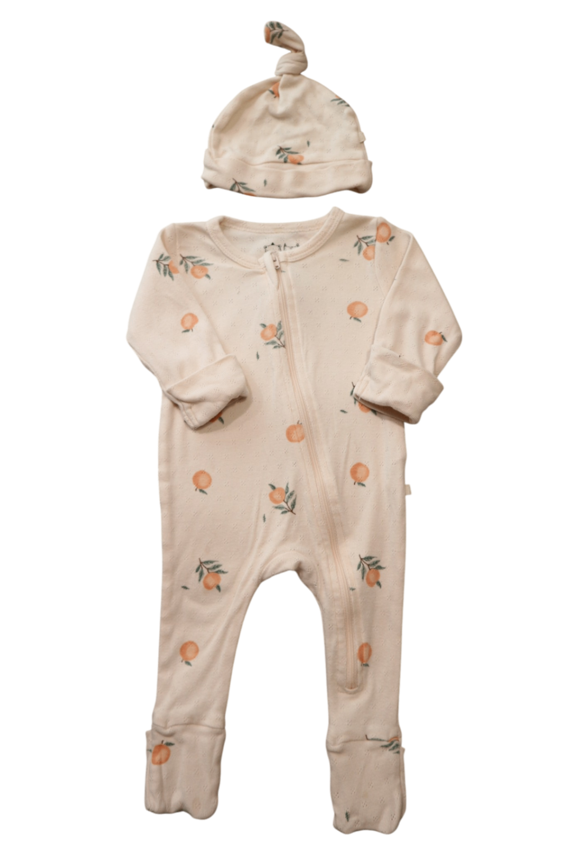 Wilson & Frenchy Jumpsuit & Hat, Peach, 000