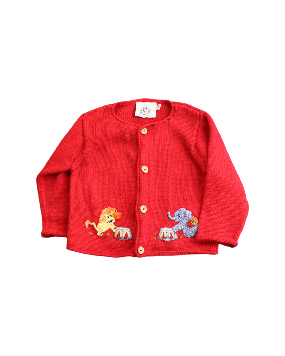 Tejidos de Punto Cardigan, Red, 0