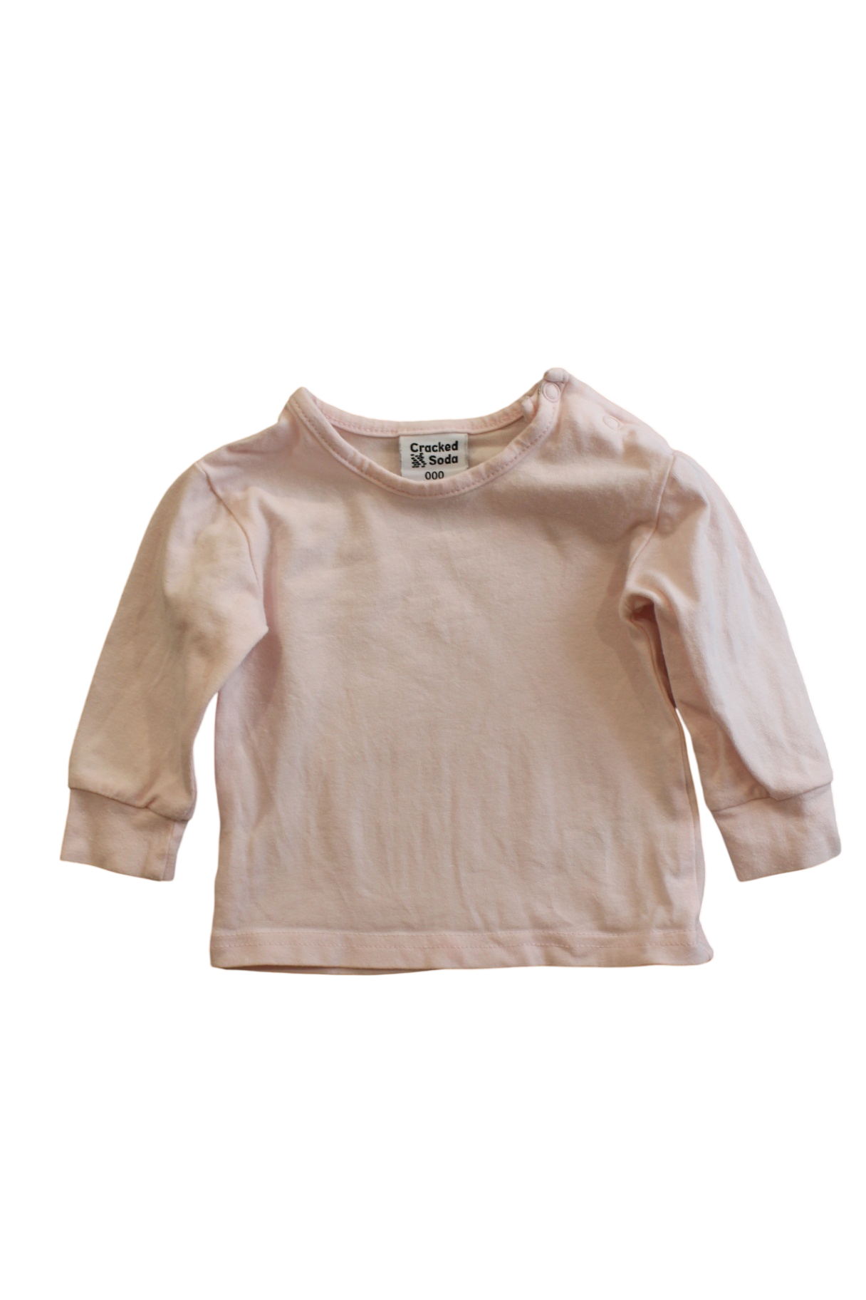 Cracked Soda Long-Sleeve T-Shirt, Pink, 000