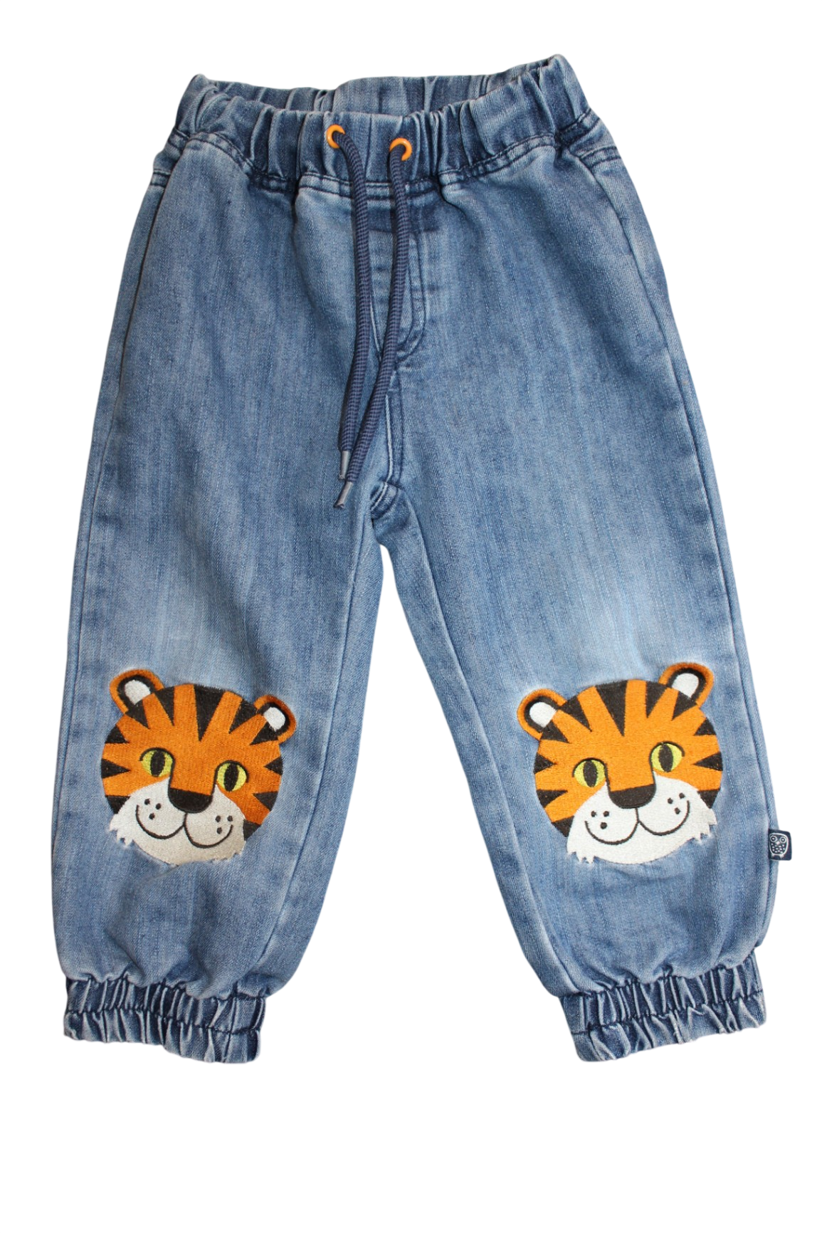 Ej Sikke Lej Jeans, Blue denim/tigers, 1