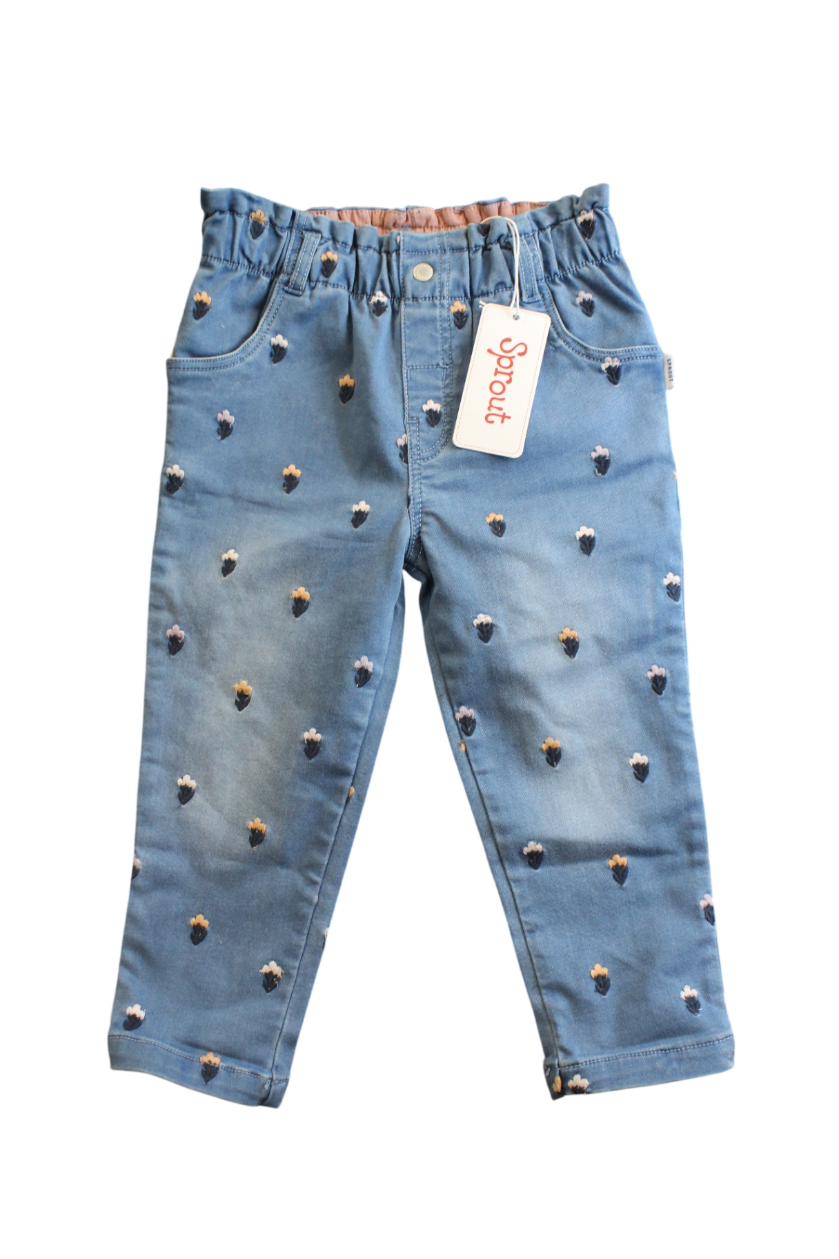 Sprout Jeans, Blue deim/flowers, 2