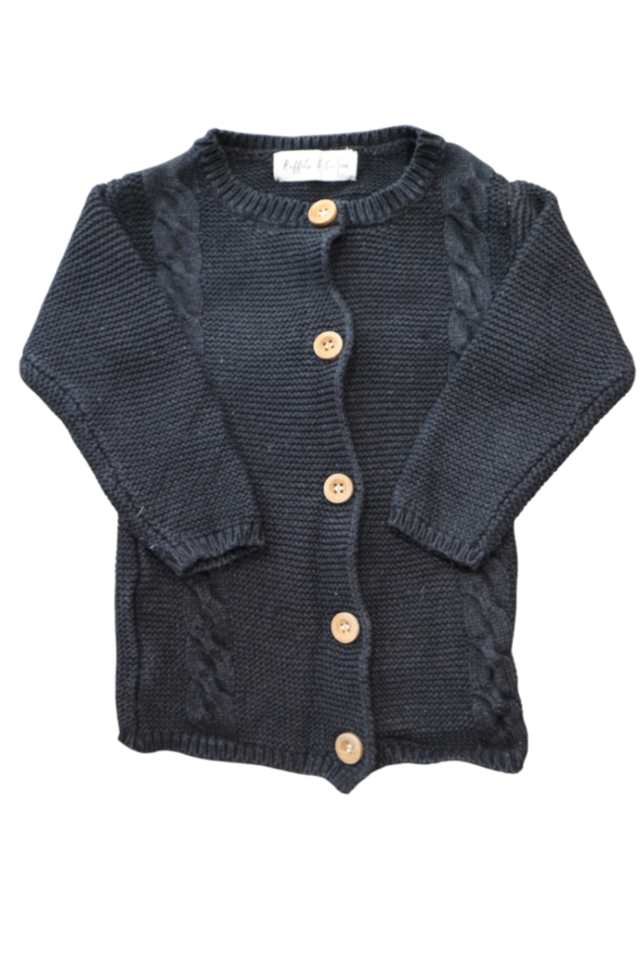 Ruffet & Co Cardigan, Black, 000