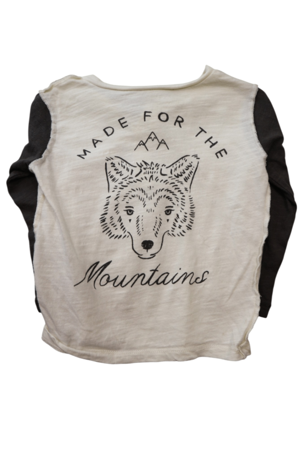 Rylee & Cru Long-Sleeve T-Shirt, Cream and black, 1